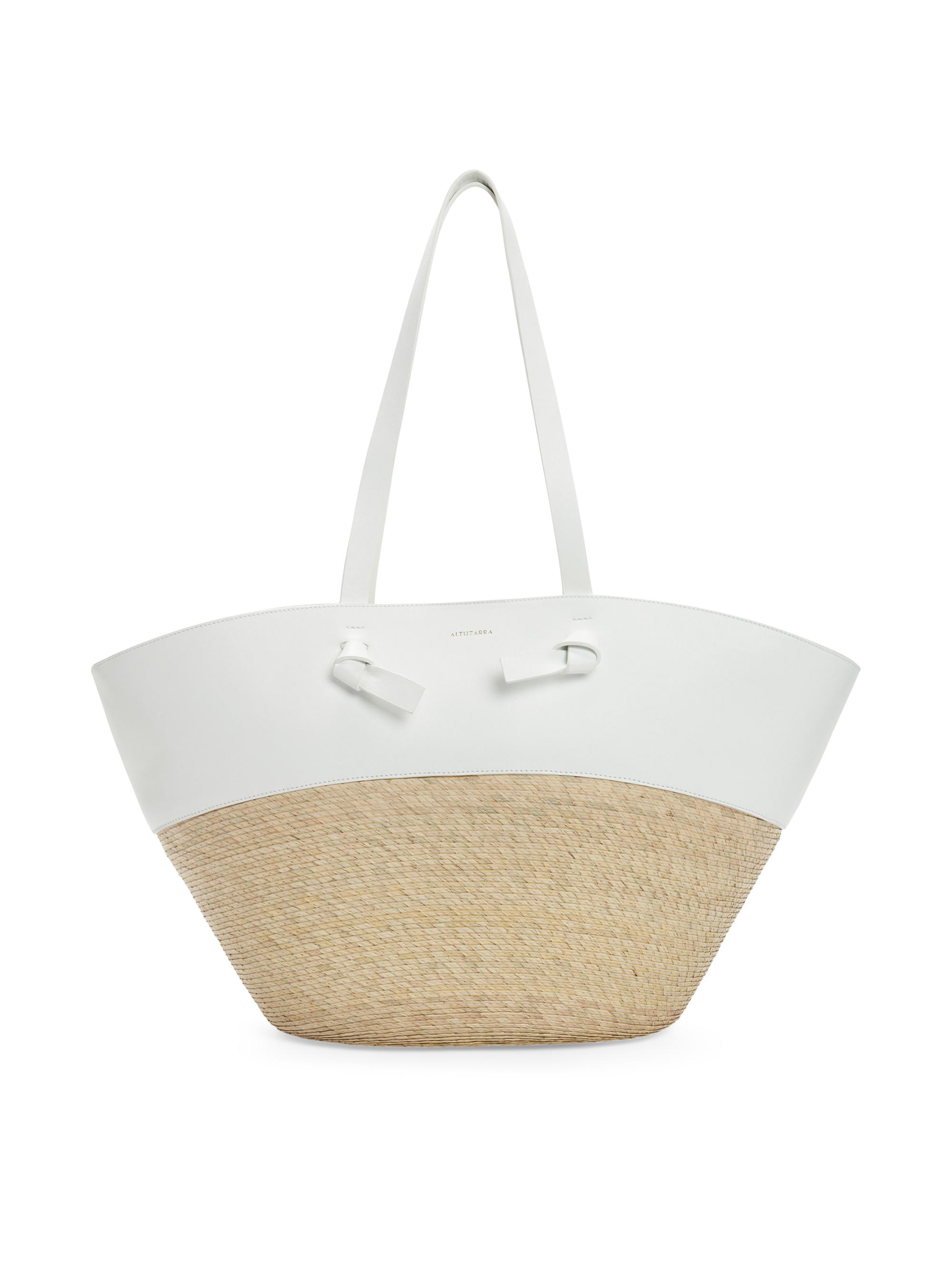 Altuzarra Women's  Knot Basket Tote Bag - Optic White