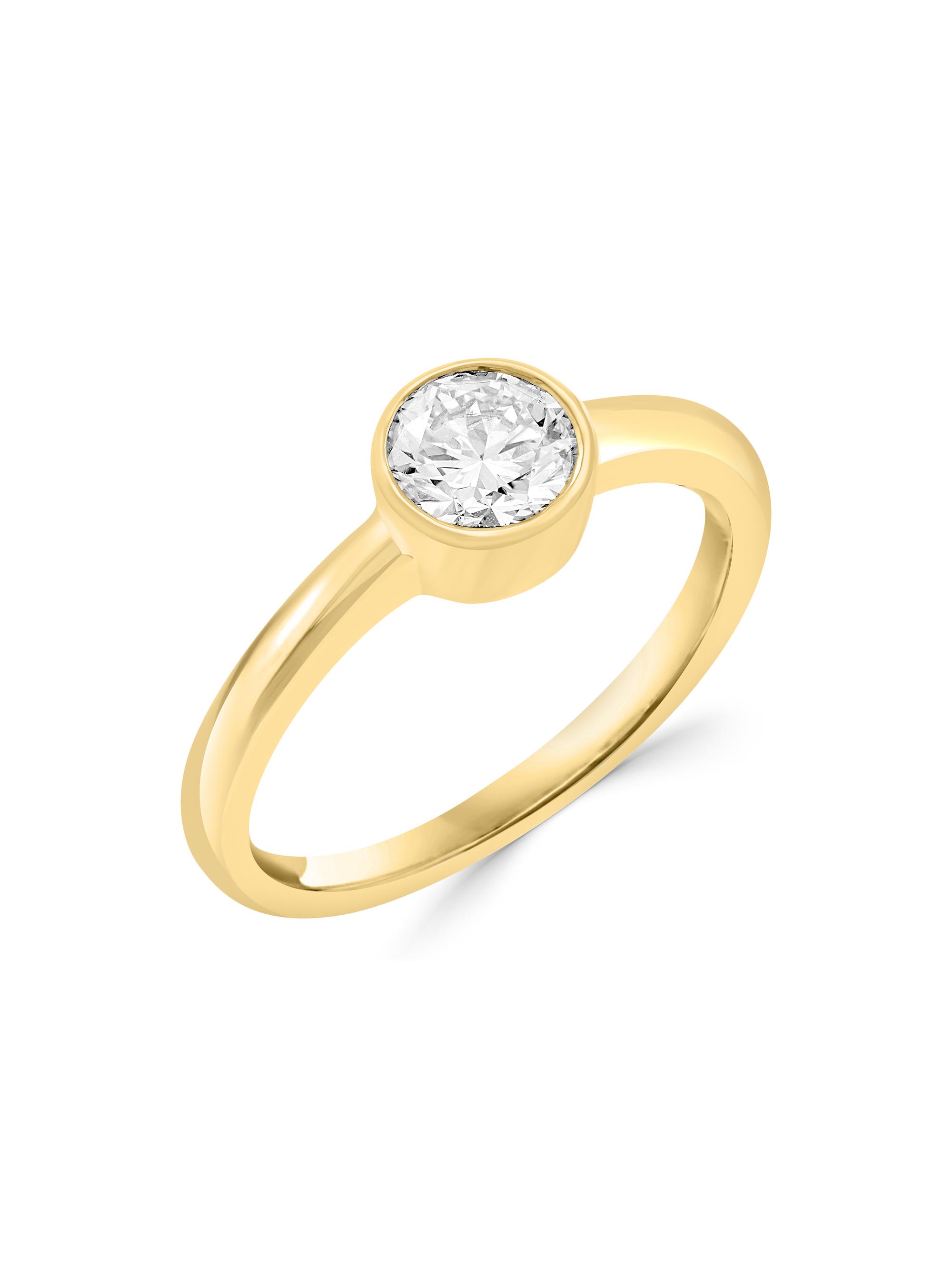 Saks Fifth Avenue Collection Women's 14K Yellow Gold & 0.5 TCW Round Lab-Grown Diamond Solitaire Ring - Yellow Gold