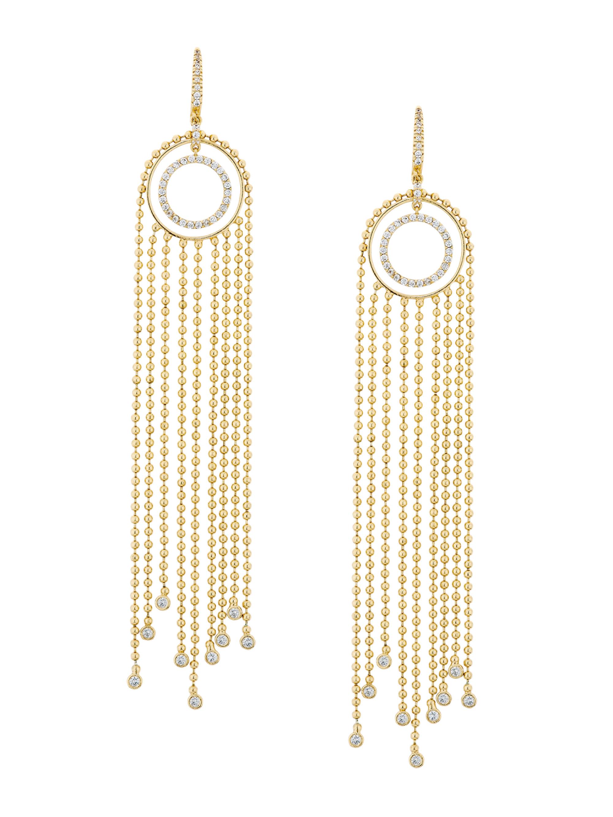 Ramy Brook Women's Pavé Ring Mallorie Goldtone & Cubic Zirconia Earrings - Gold