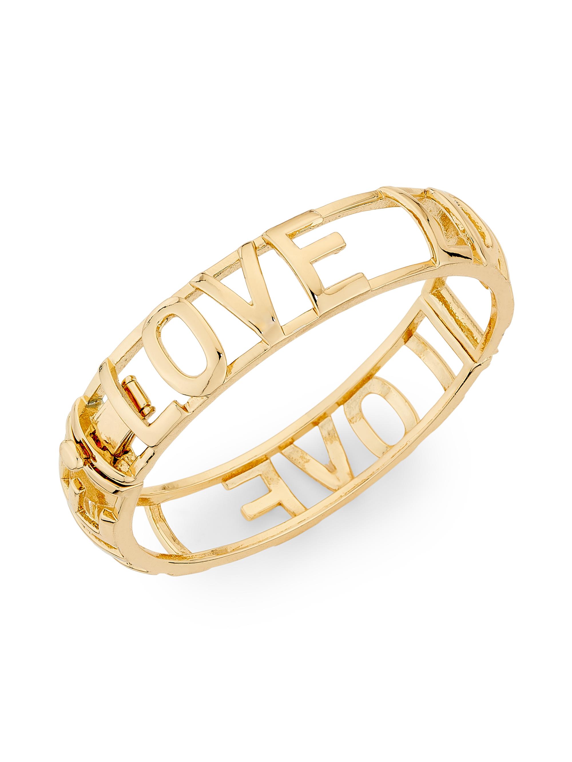 Ramy Brook Women's Expression Goldtone Bracelet - Love