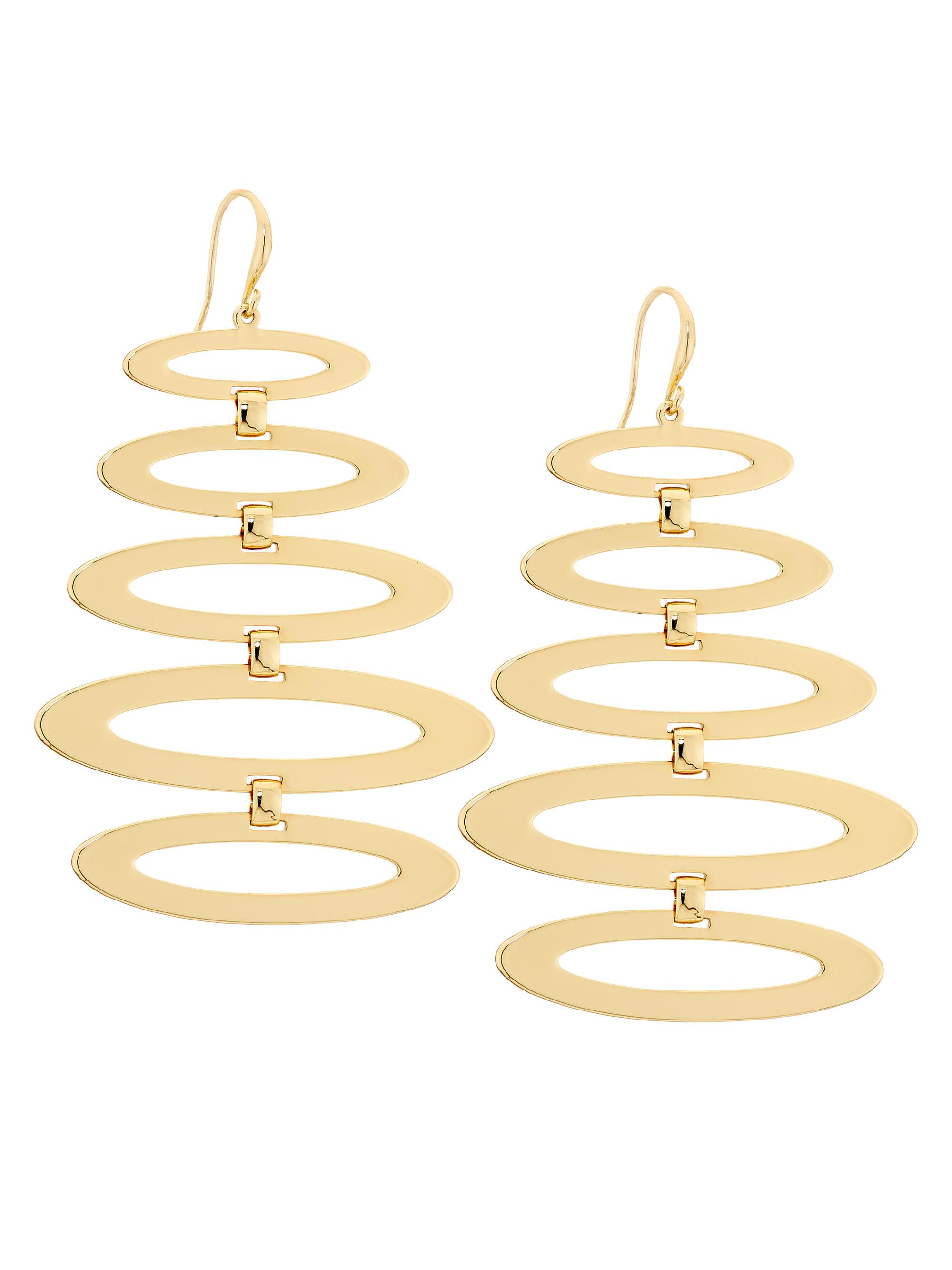 Ramy Brook Women's Multi Oval Jazmine Goldtone Earrings - Gold