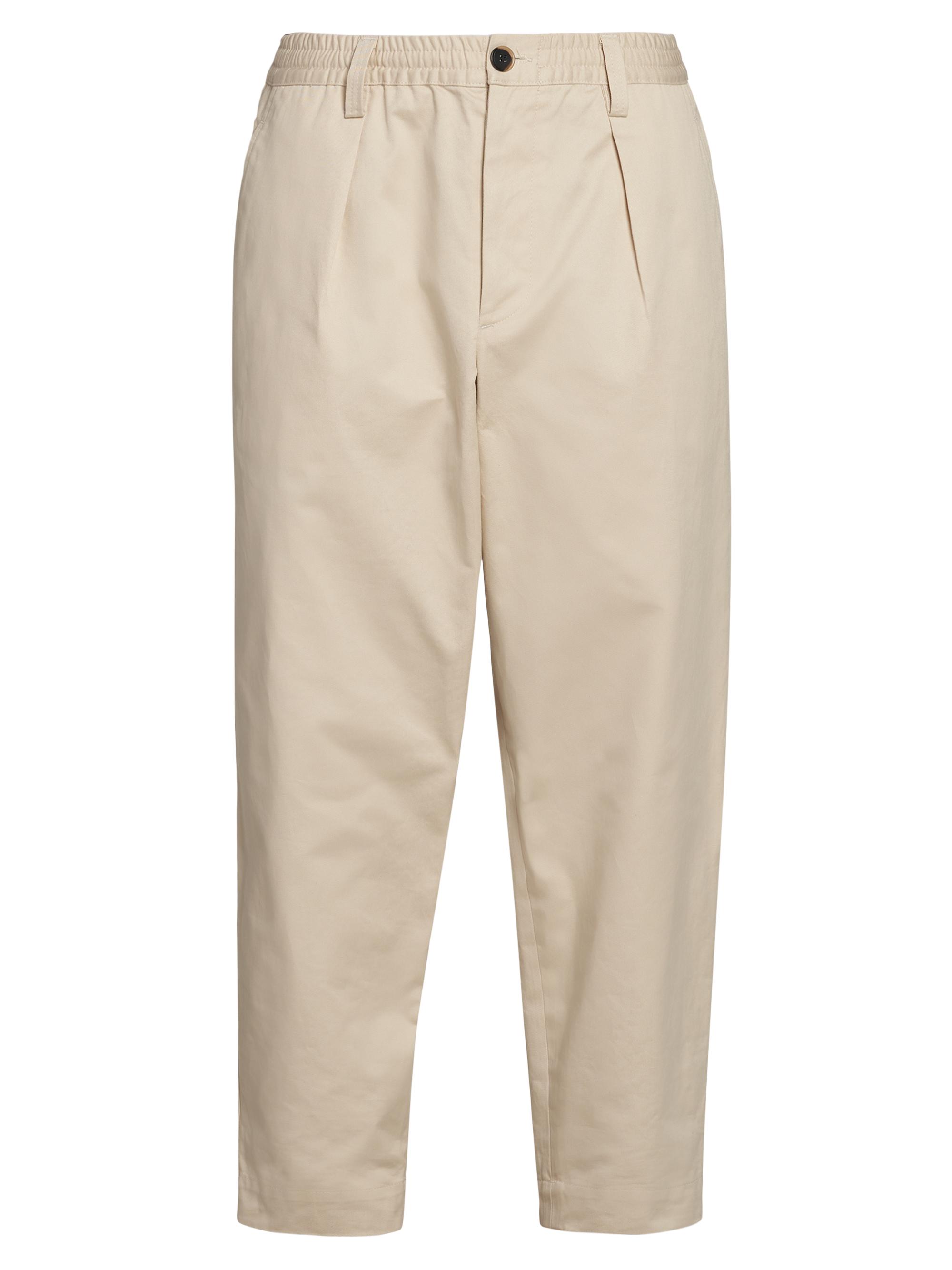 Marni Men's Cotton Gabardine Crop Trousers -