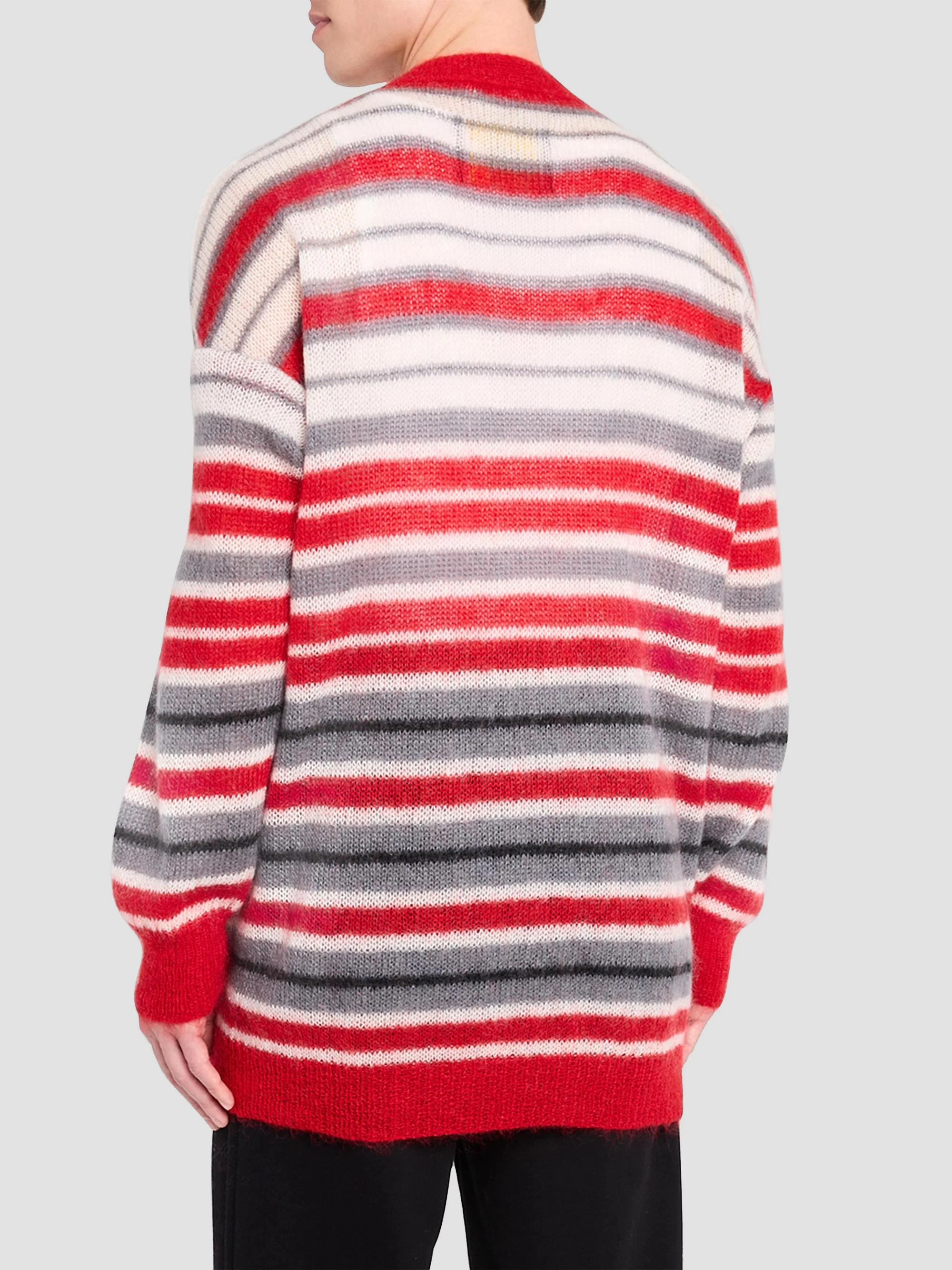 Marni Striped Mohair-Nylon-Wool Cardigan | Saks Fifth Avenue