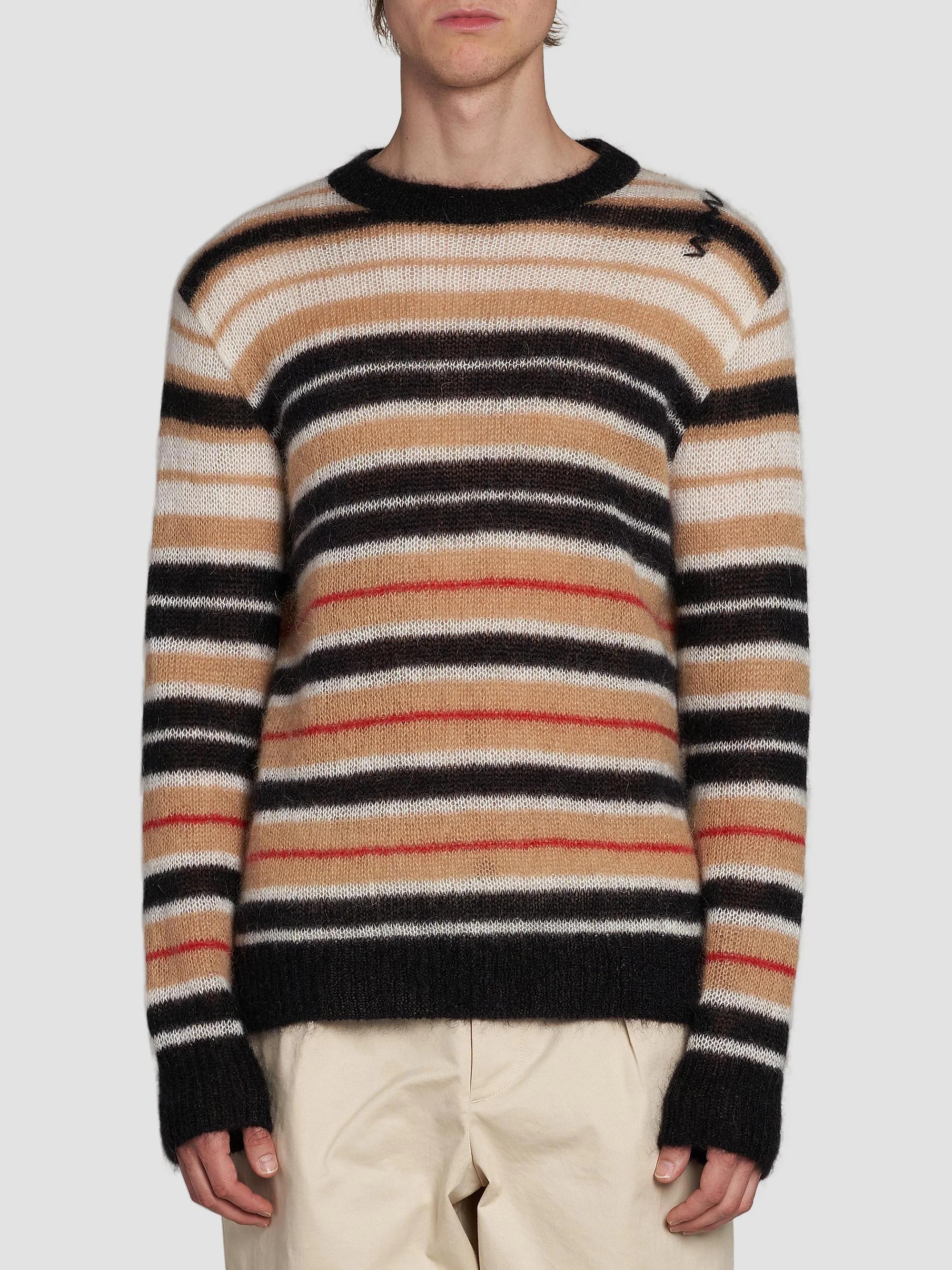 トップス MARNI Mohair Knit Marni Lightweight Striped Mohair-Blend Sweater | Saks Fifth Avenue