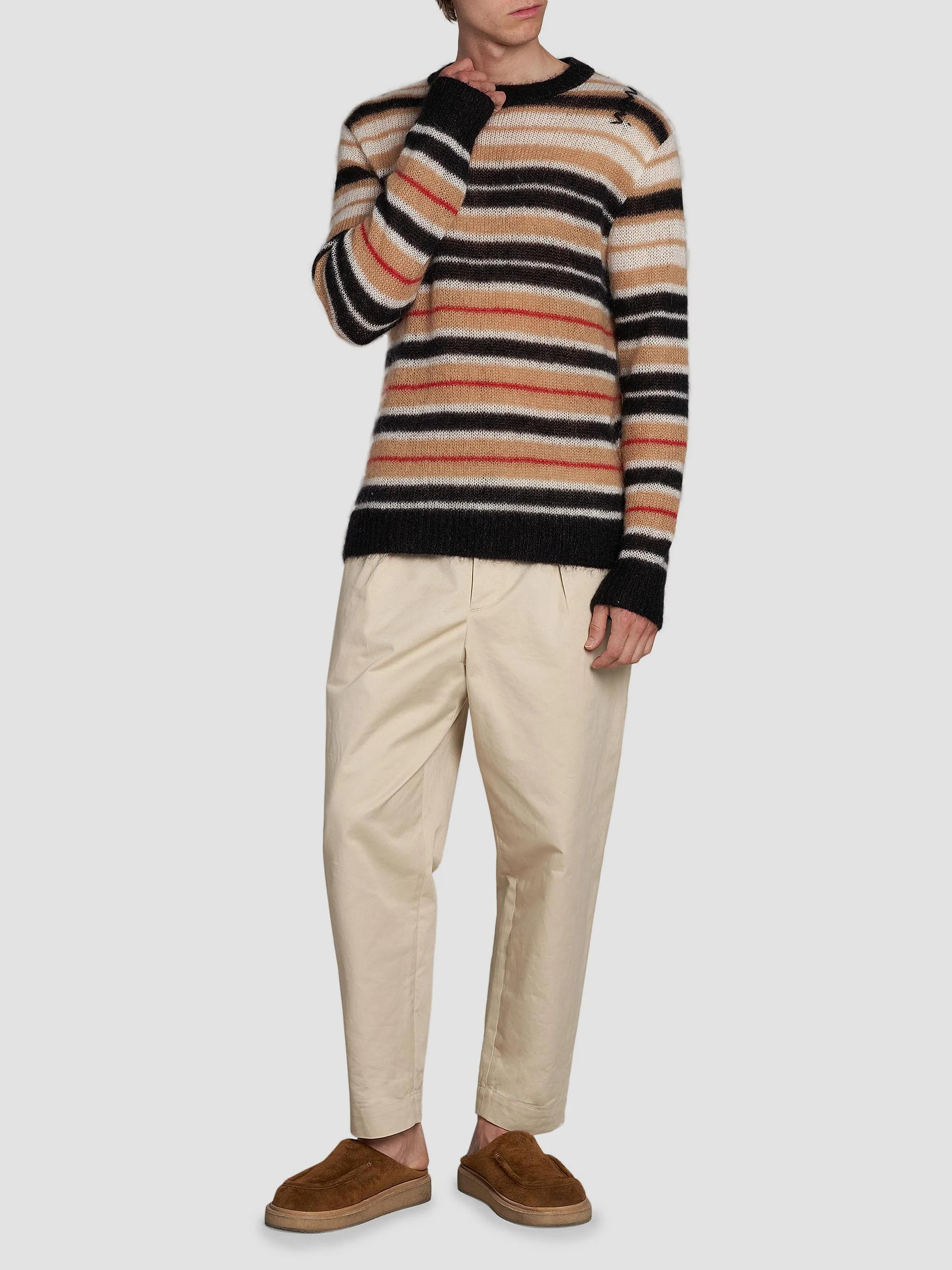 Marni Lightweight Striped Mohair-Blend Sweater | Saks Fifth Avenue