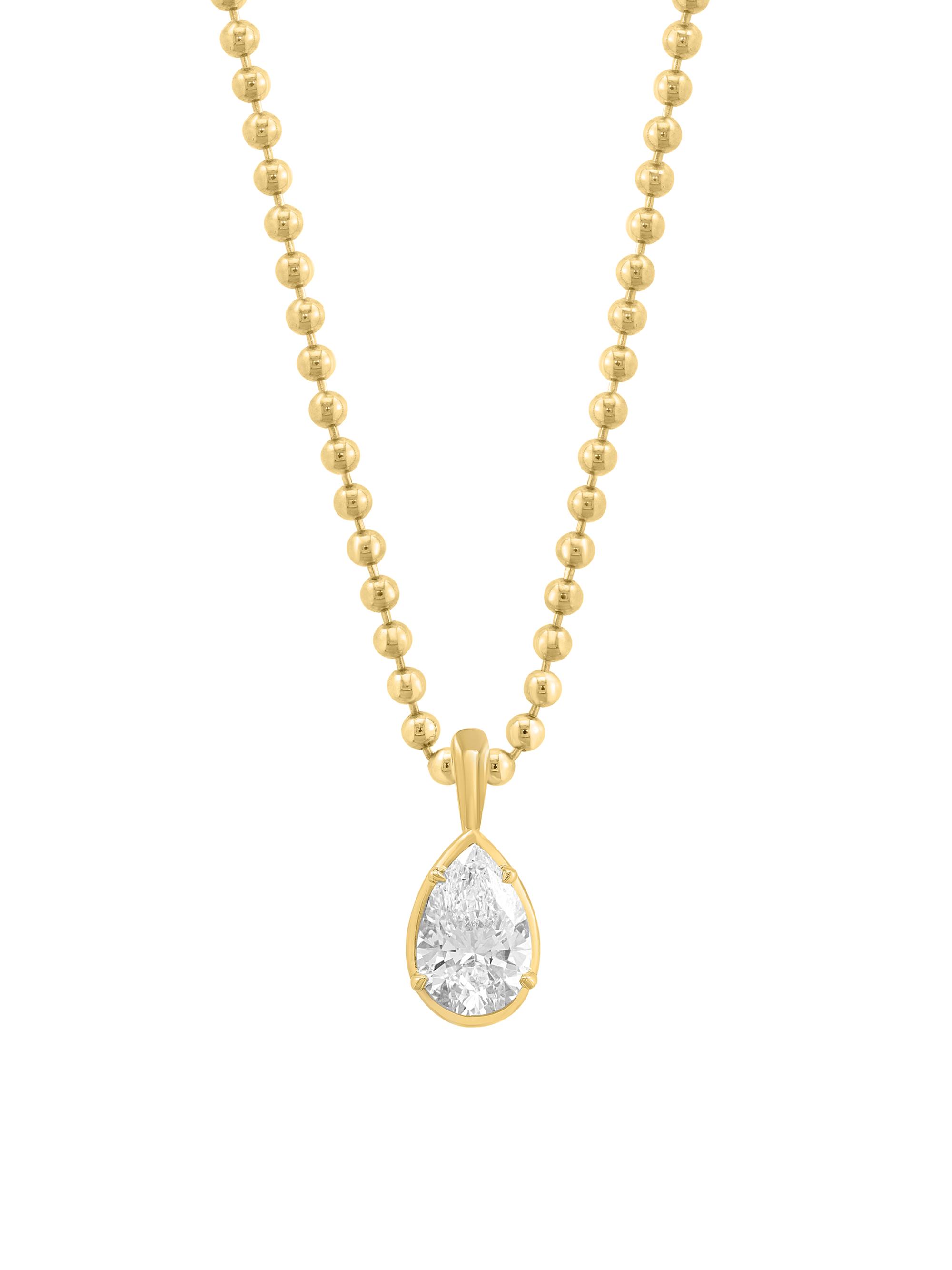 Saks Fifth Avenue Collection 14K Yellow Gold TCW Pear-Cut