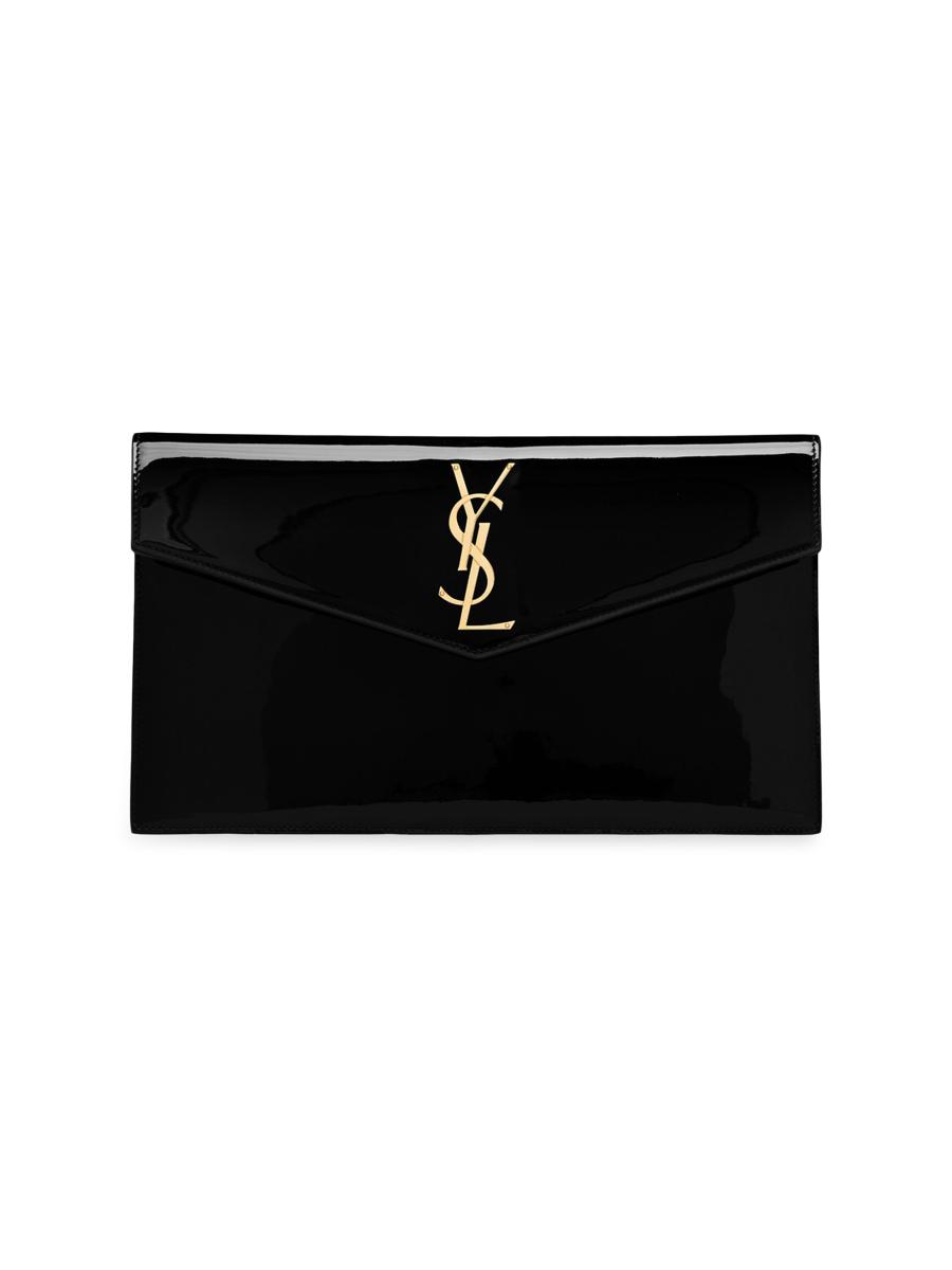 【関税＆送料込み】Saint Laurent Uptown Cross Body Bag Yves Saint Laurent Black Leather Uptown Bag | Yoogi's Closet