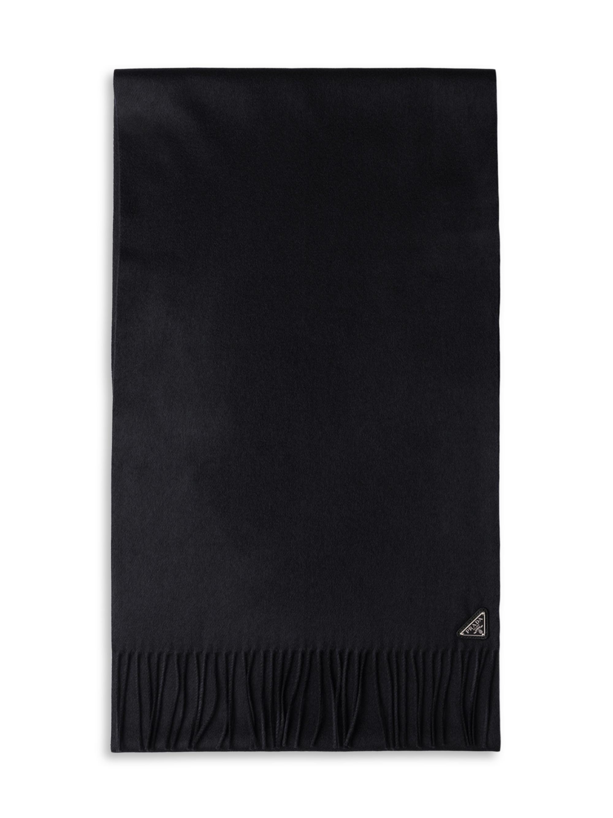 Prada Re-Nylon Gabardine And Wool Scarf | Saks Fifth Avenue