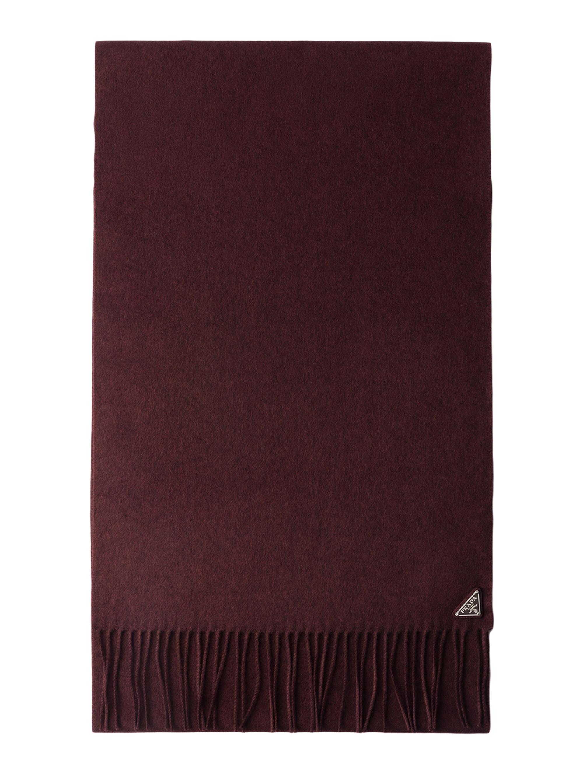 Prada Re-Nylon Gabardine And Wool Scarf | Saks Fifth Avenue