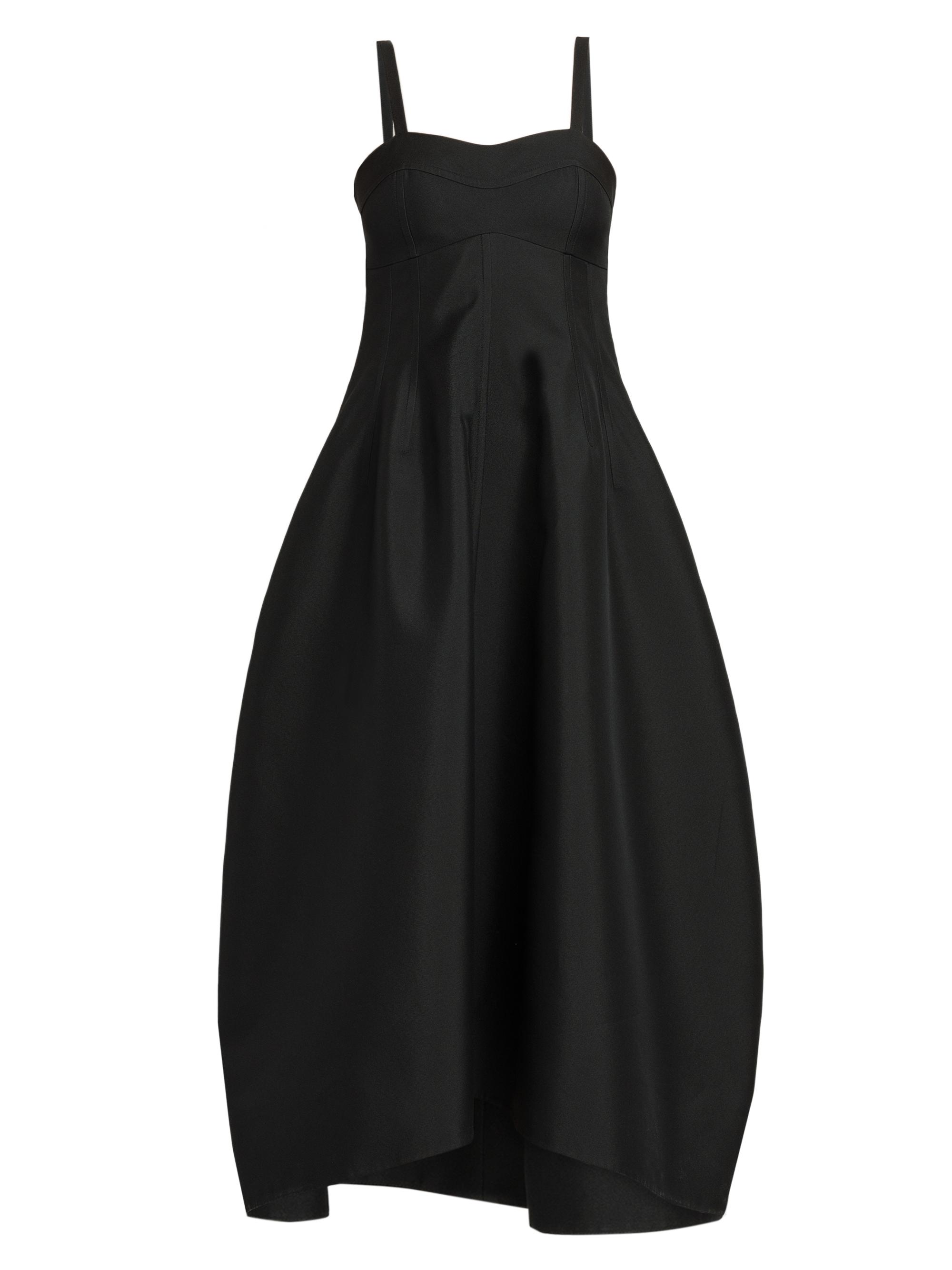 Jil Sander Women's Bustier Midi-Dress - Black