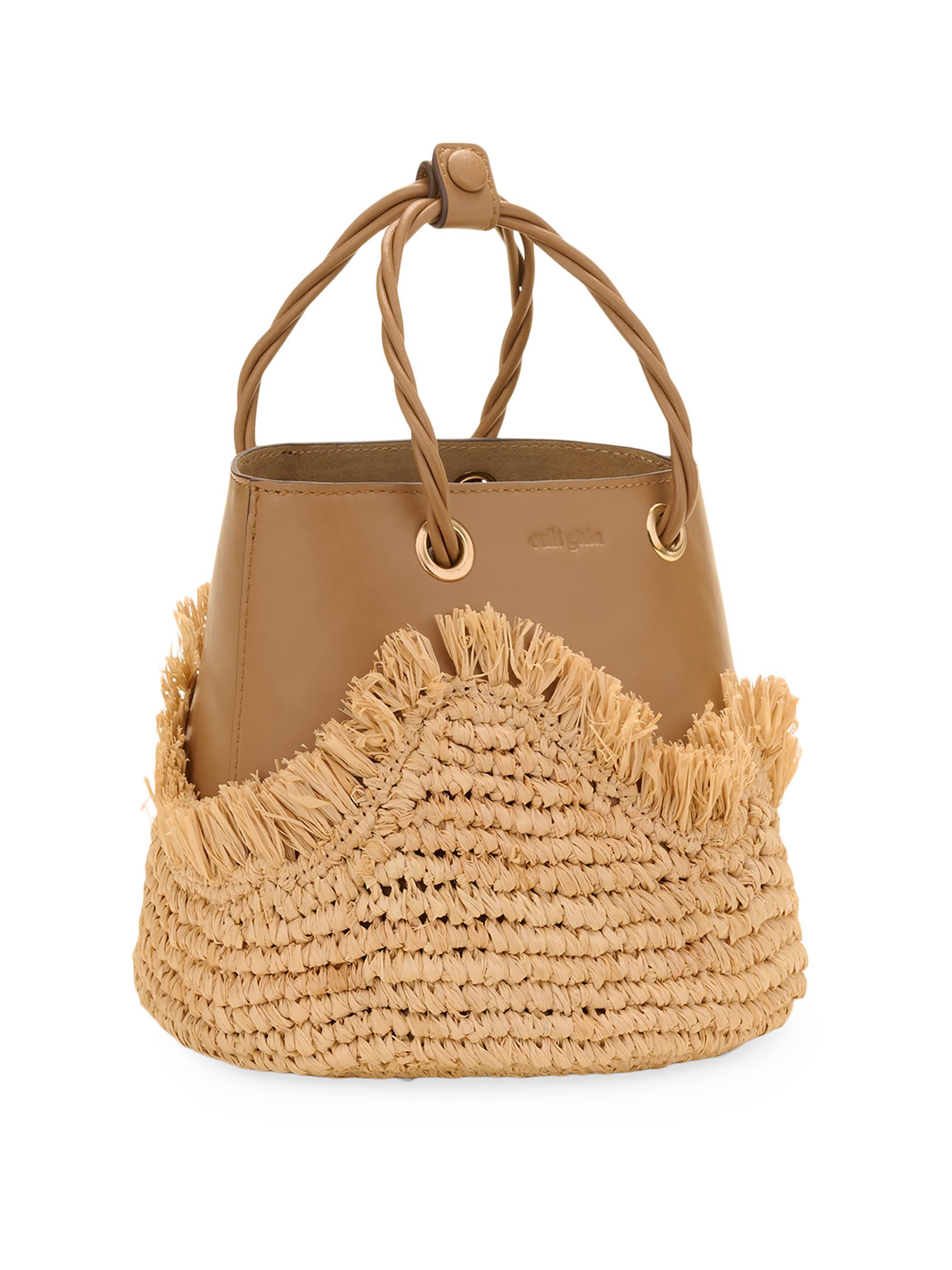 Cult Gaia Jojo Leather Top-Handle Bag | Saks Fifth Avenue