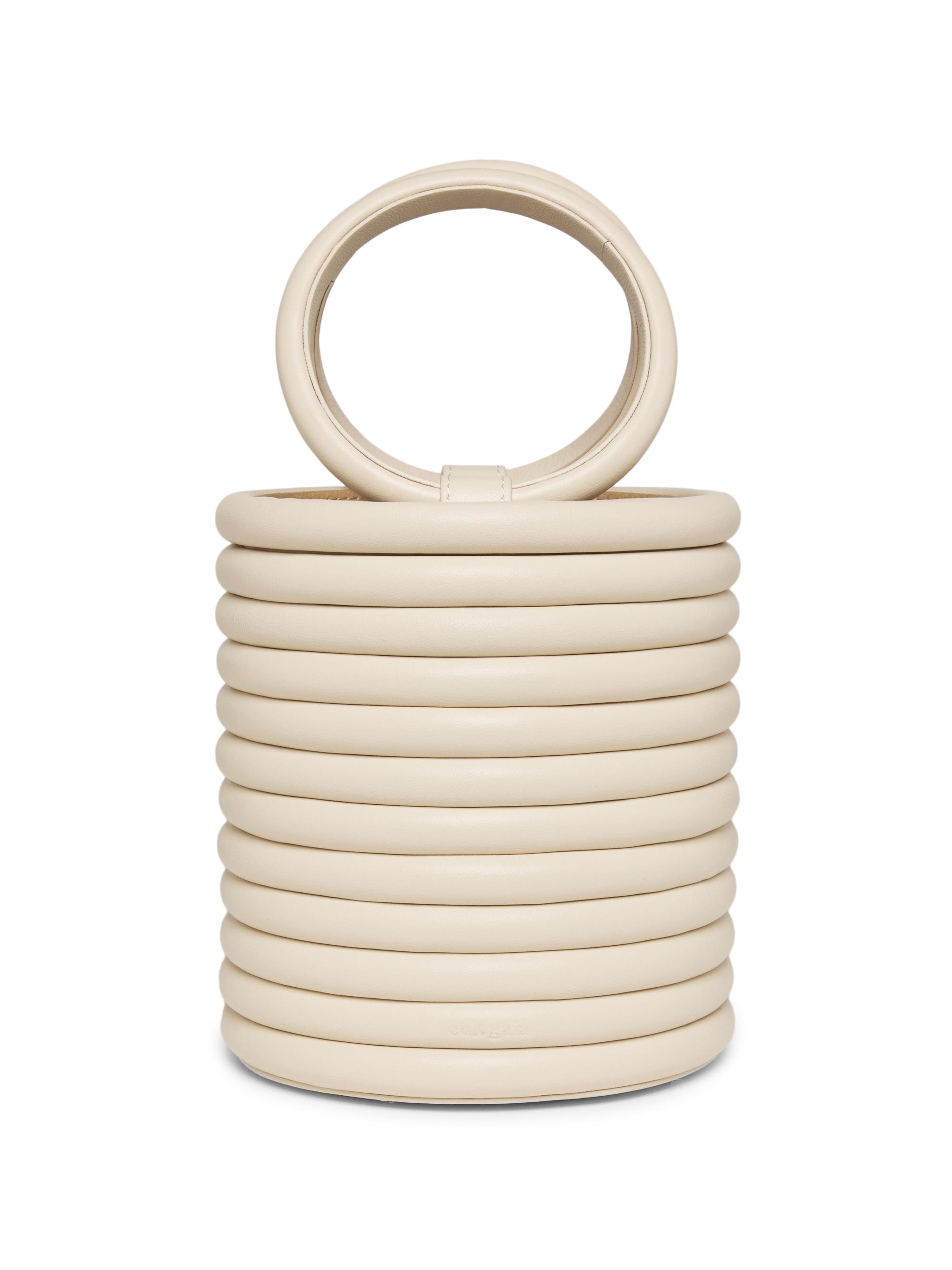 Cult Gaia Women's Yasmina Leather Top-Handle Bag - Off White