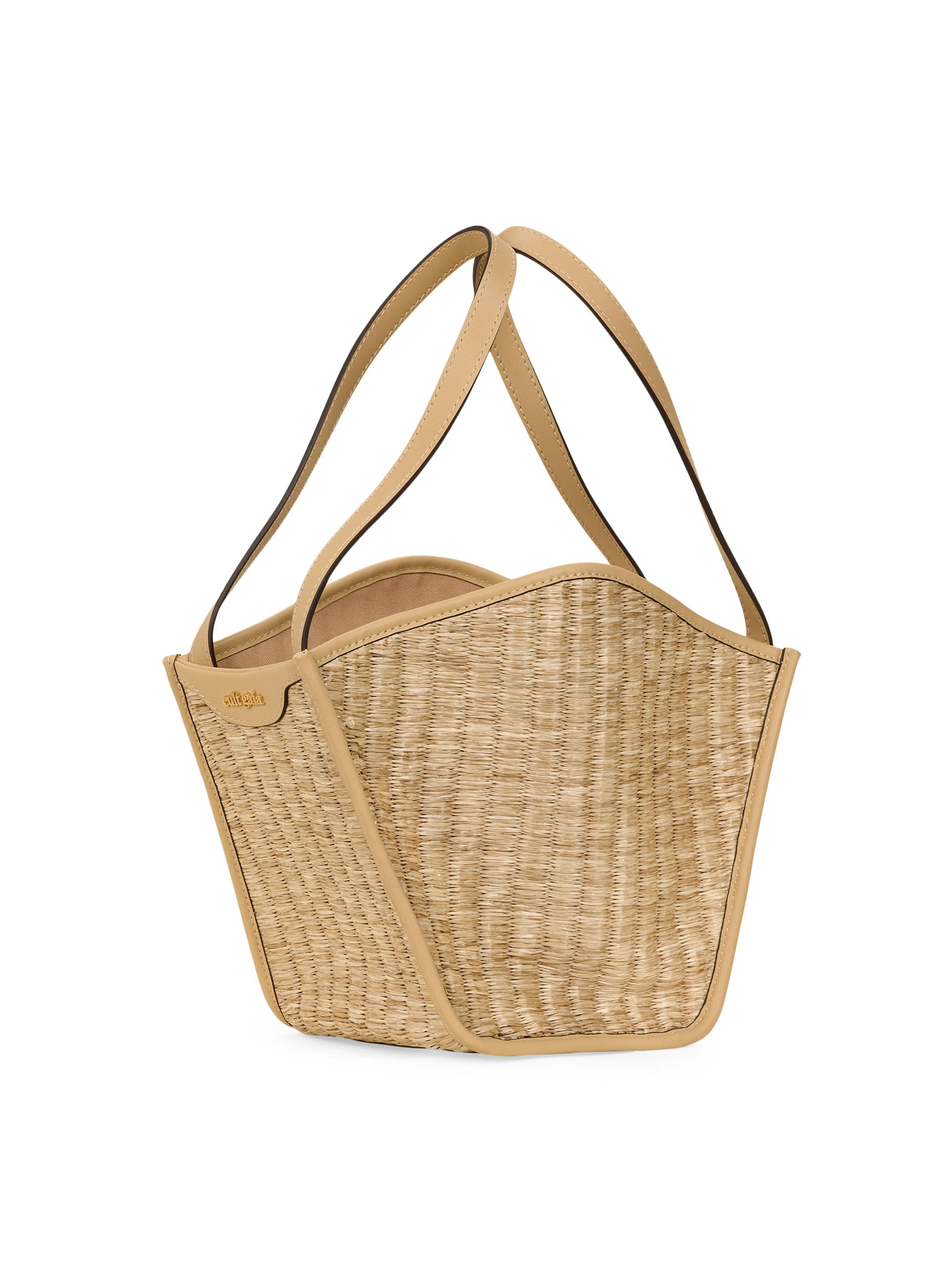 Cult Gaia Small Sadie Raffia Tote | Saks Fifth Avenue