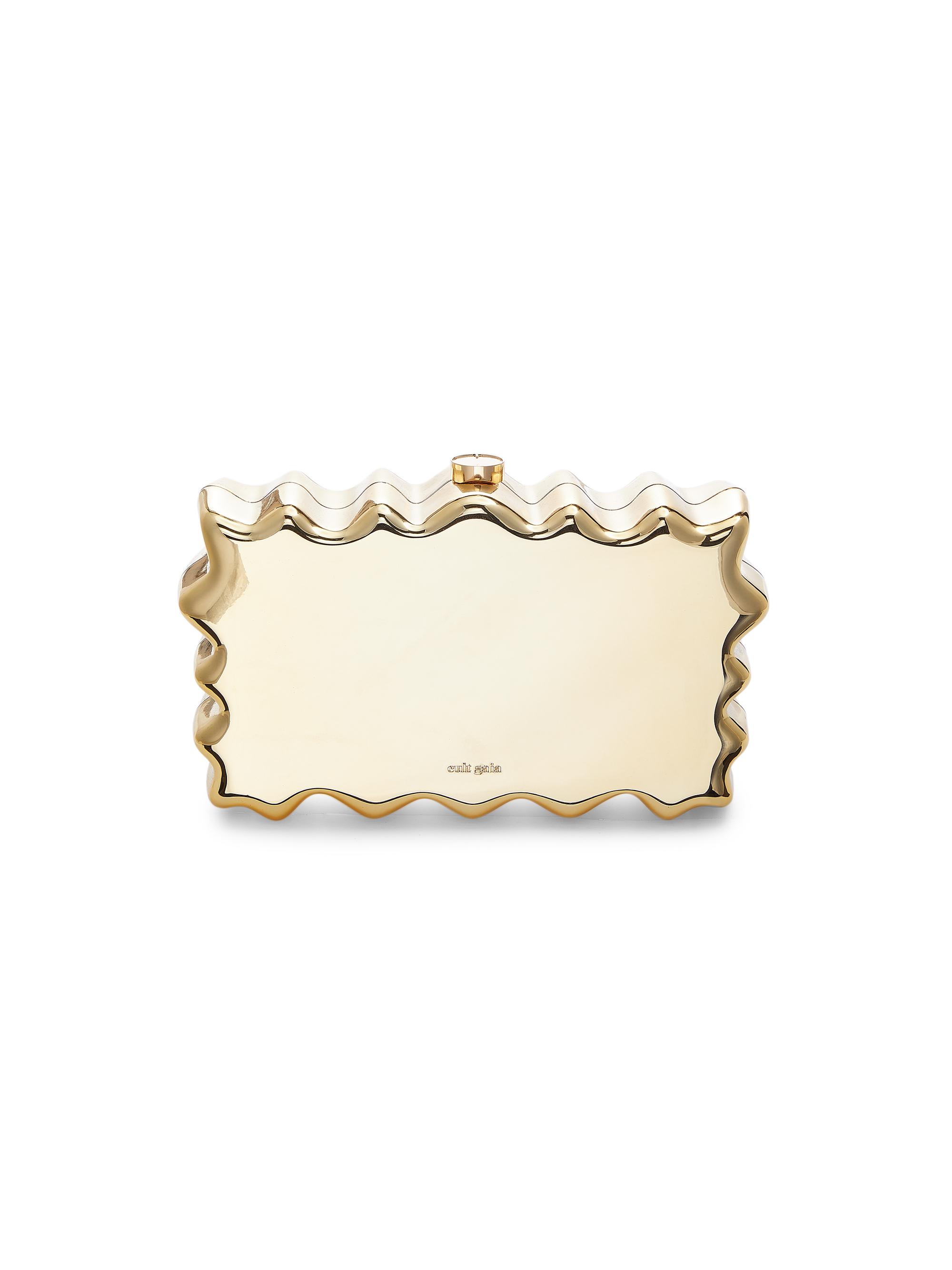 Cult Gaia Women's Paloma Clutch - Shiny Gold