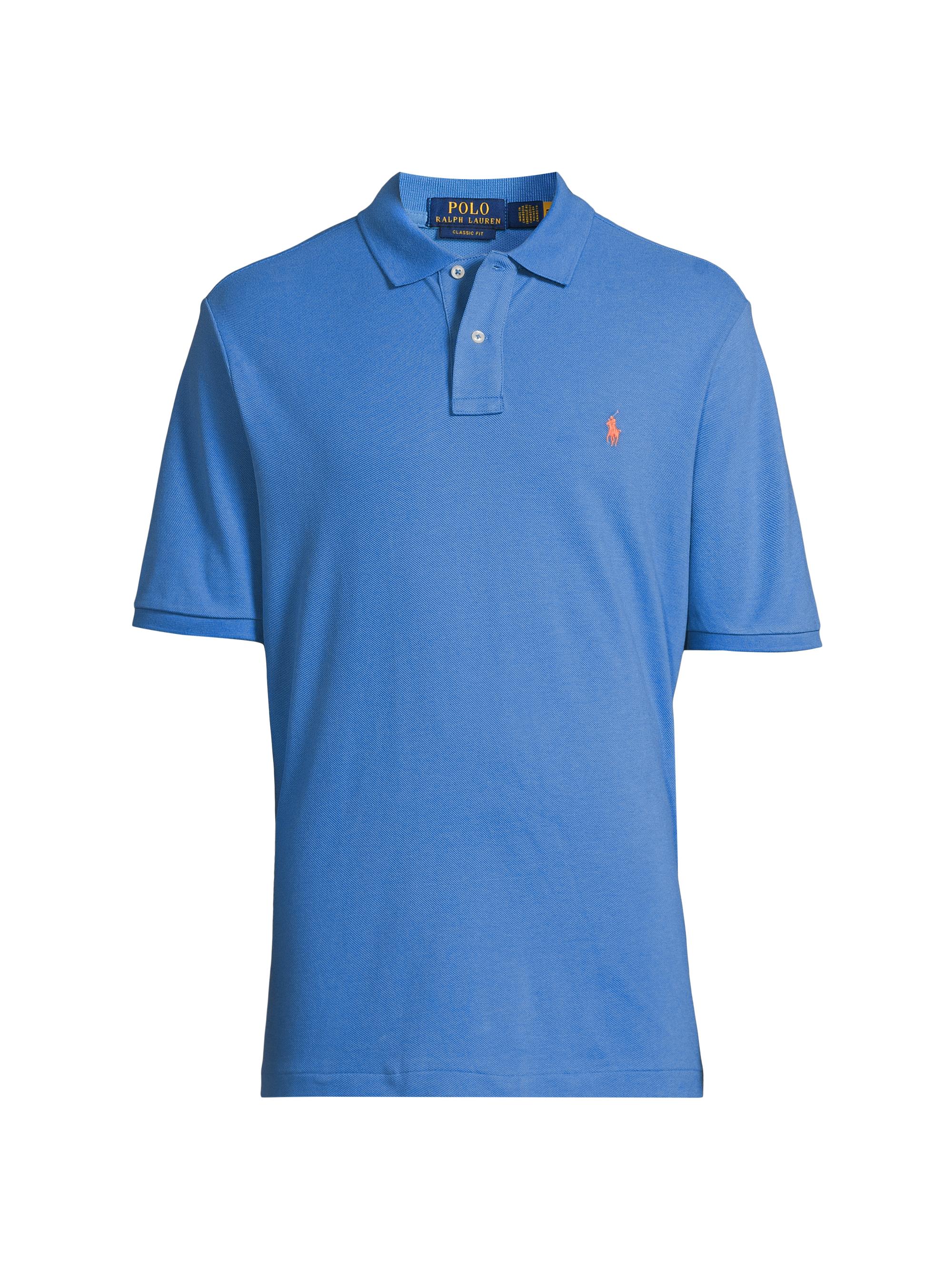 Polo Ralph Lauren Basic Mesh-Knit Polo Top | Saks Fifth Avenue