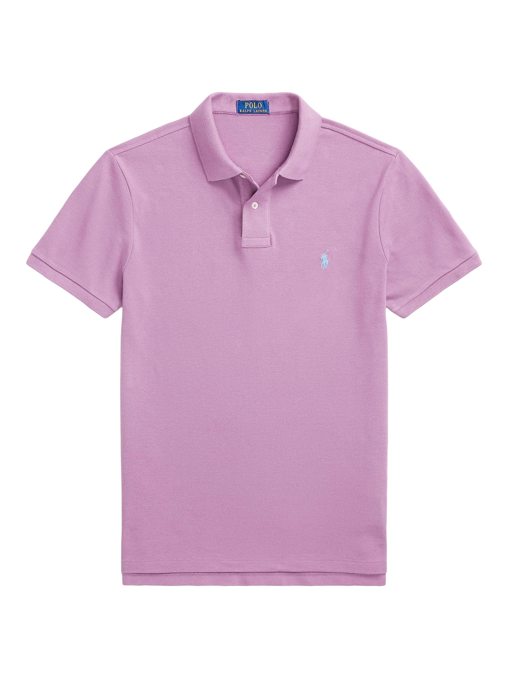 Polo Ralph Lauren Men's Classic-Fit Mesh Polo Shirt - Tea Rose Teal | Thumbnail 6