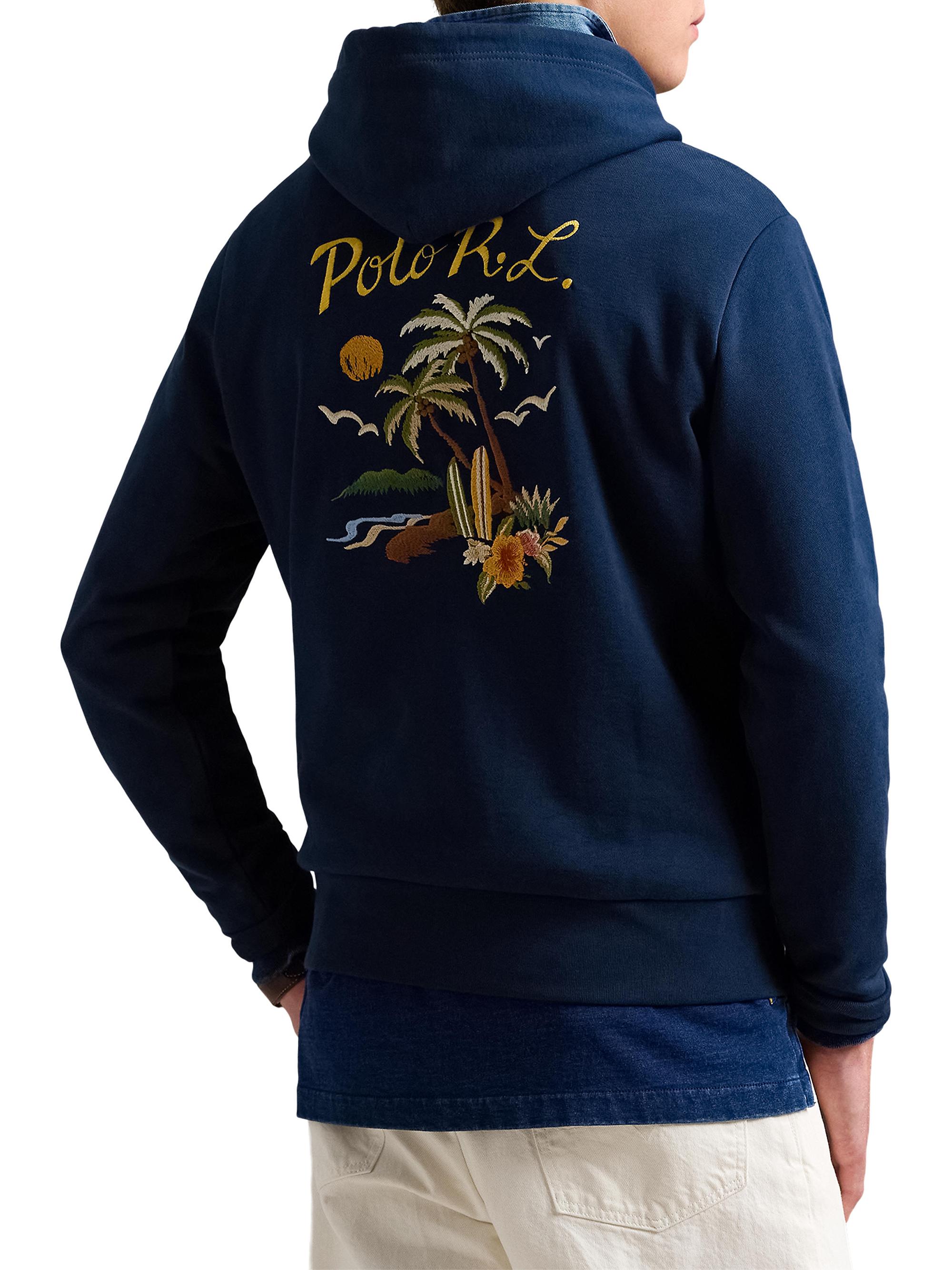 Polo Ralph Lauren Embroidered Loopback Fleece Hoodie | Saks Fifth