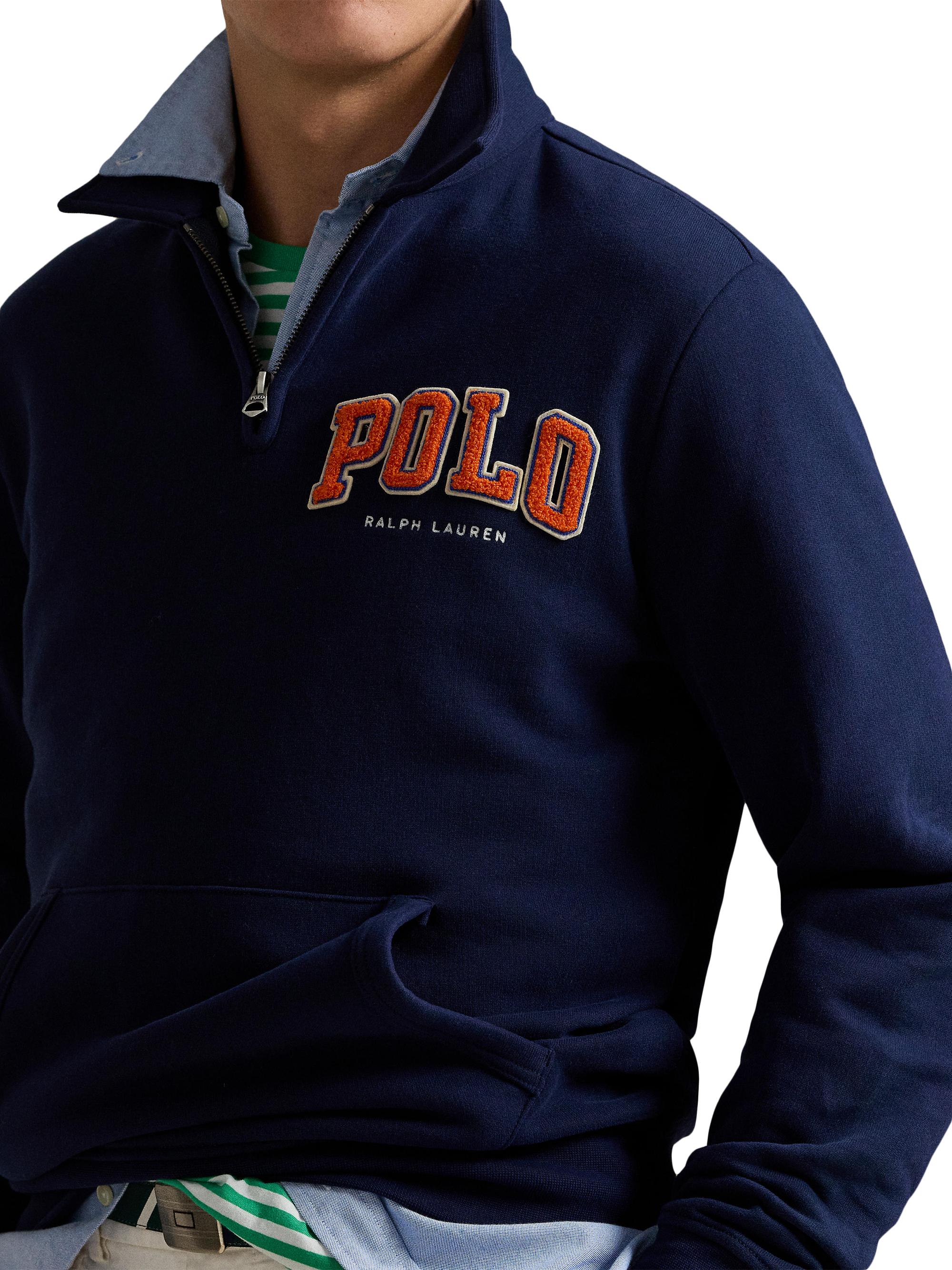 Polo Ralph Lauren The RL Fleece Logo Collared Sweatshirt