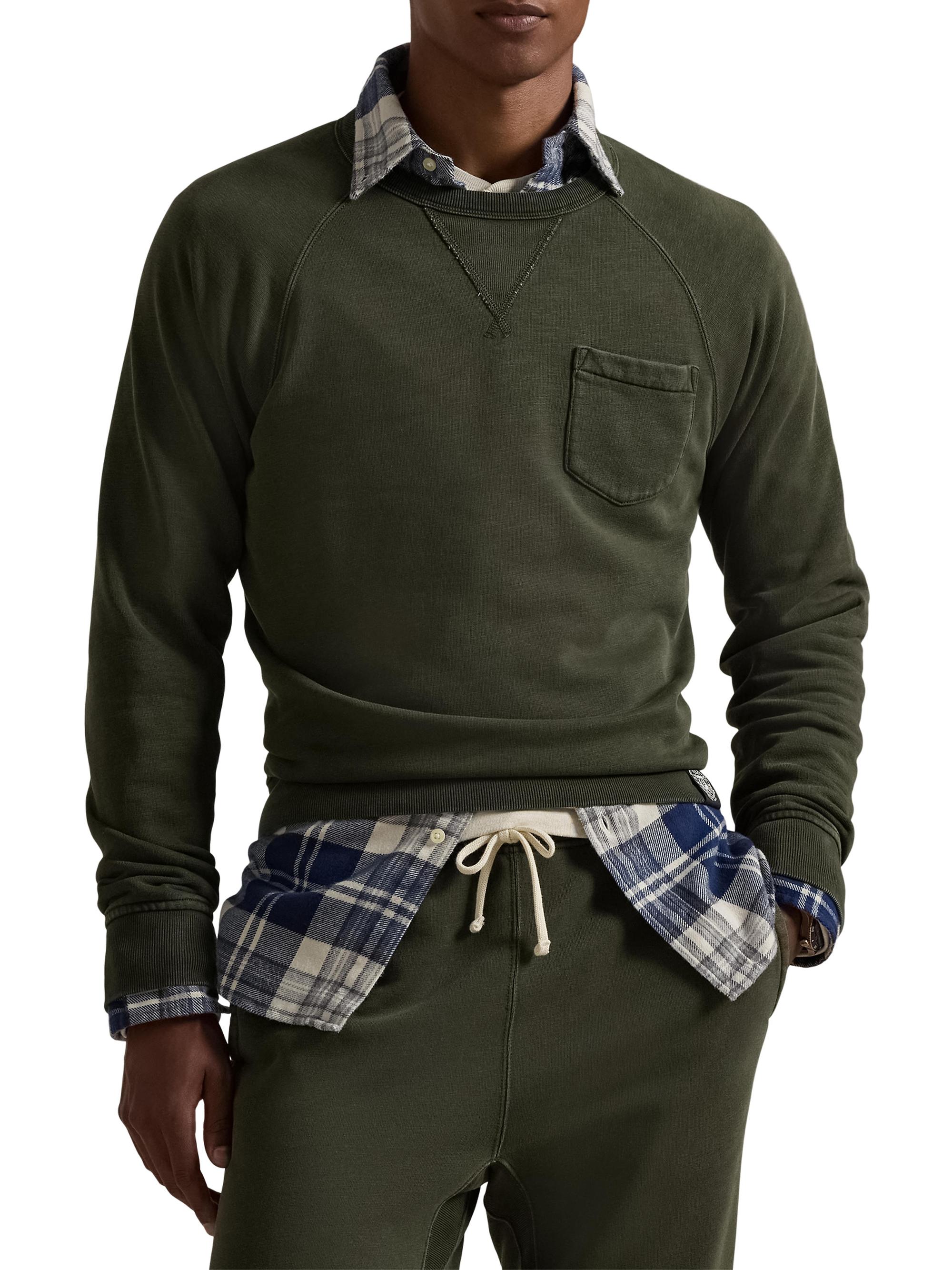 Polo Ralph Lauren Garment-Dyed Fleece Sweatshirt | Saks Fifth Avenue