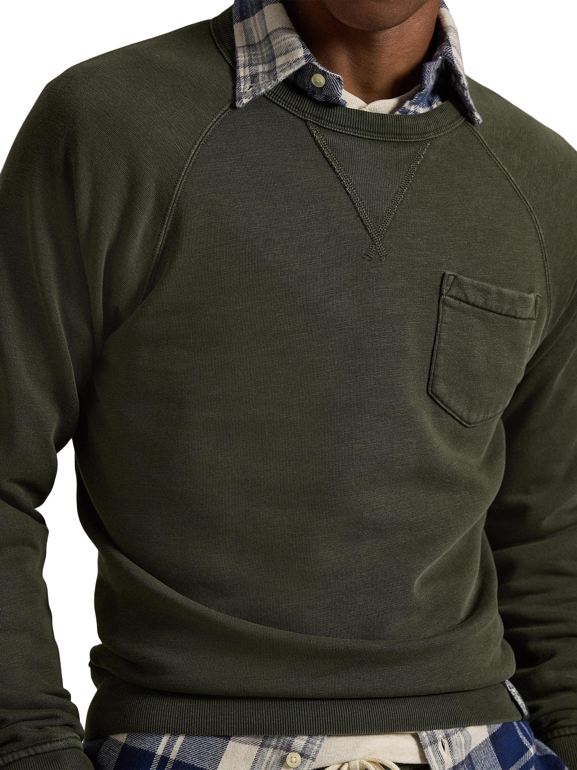 緊急セール‼️Polo Ralph Lauren Garment-Dyed Polo Ralph Lauren Garment-Dyed Fleece Sweatshirt | Saks Fifth Avenue