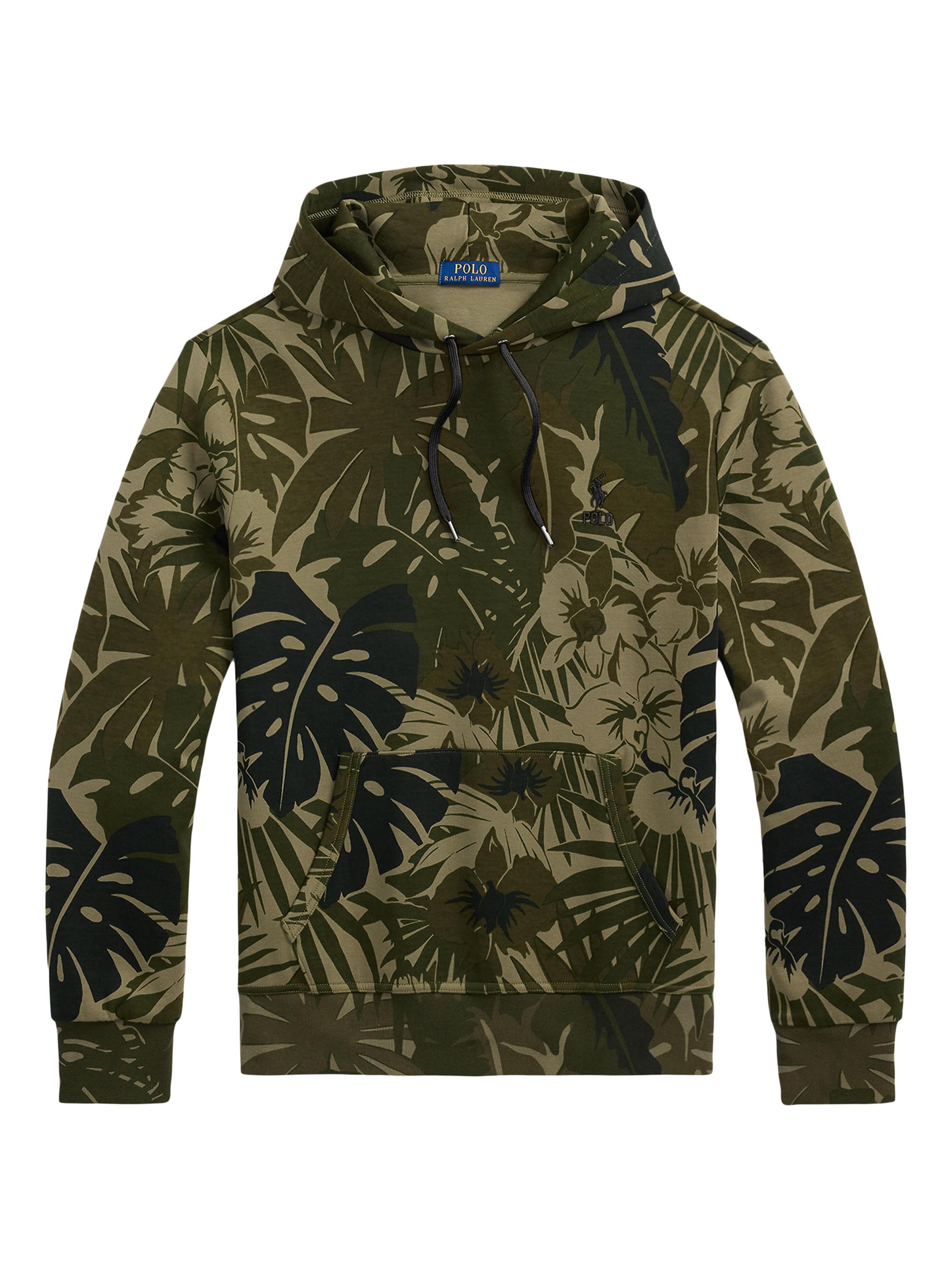 Polo Ralph Lauren Men's Palm-Camo Double-Knit Hoodie - Palm Cove Camo