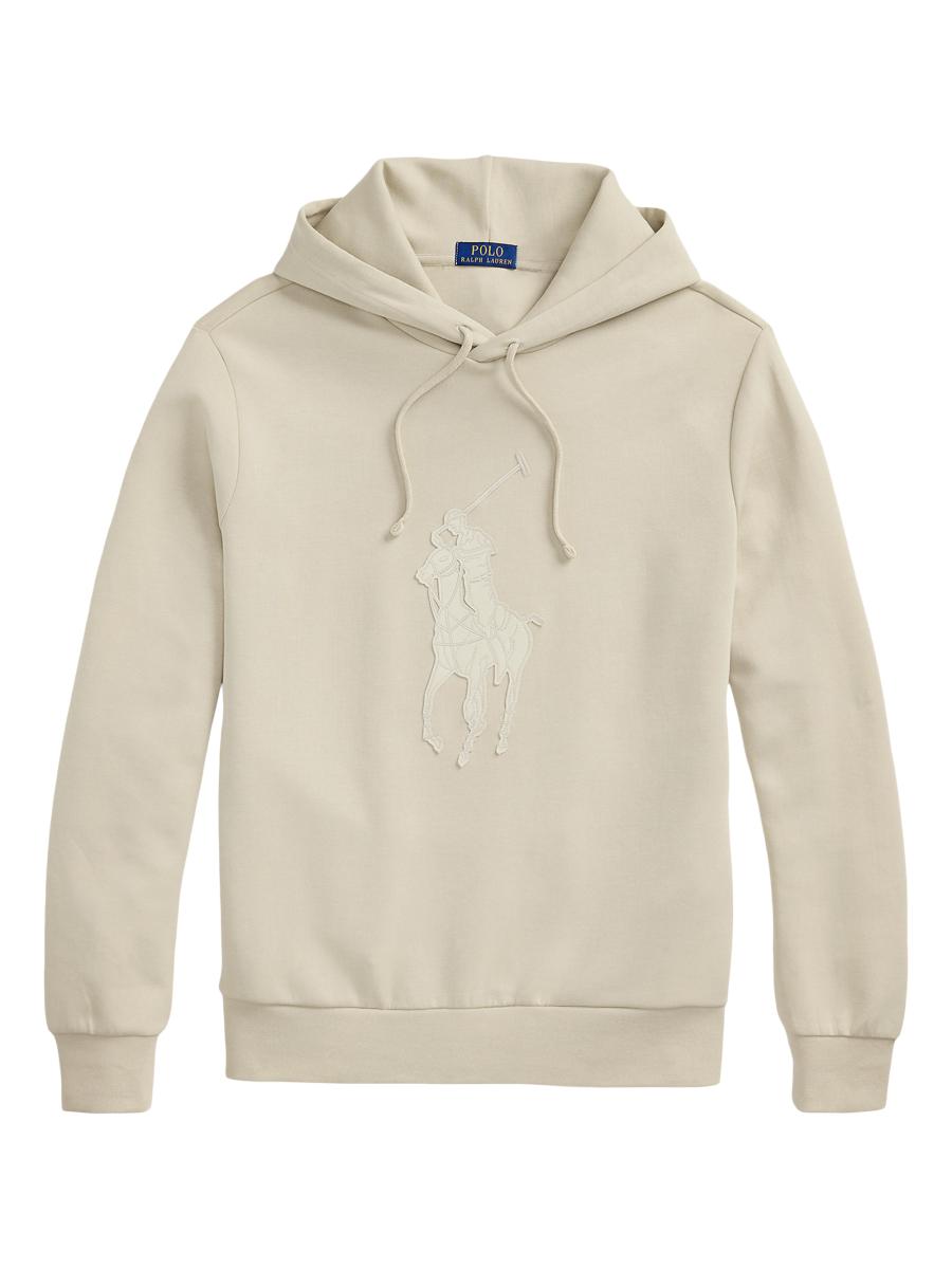 Polo Ralph Lauren Leather-Pony Double-Knit Hoodie | Saks Fifth Avenue