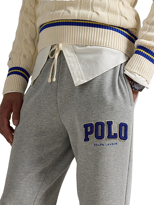 Shop Polo Ralph Lauren The RL Fleece Logo Jogger Pants Shop Polo Ralph Lauren The RL Fleece Logo Jogger Pants
