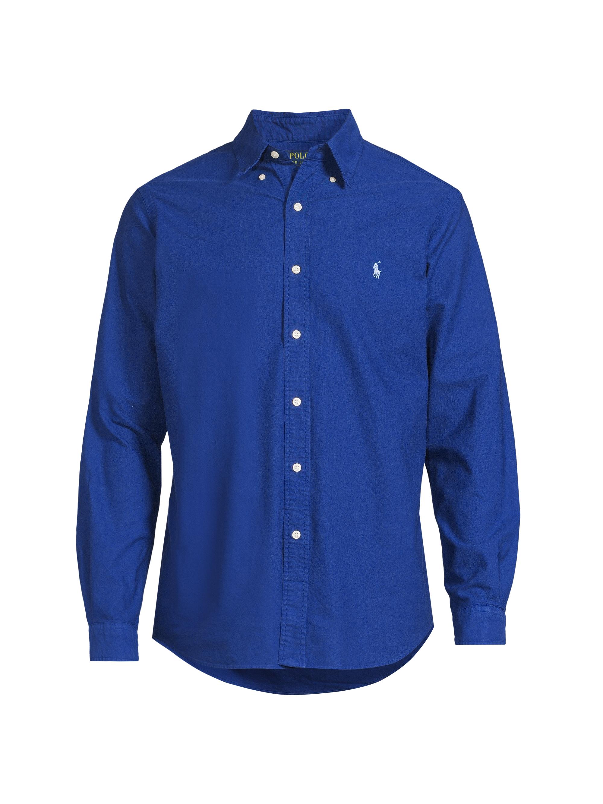 トップス Polo Ralph Lauren Oxford shirt Polo Ralph Lauren Classic-Fit Garment-Dyed Oxford Shirt | Saks