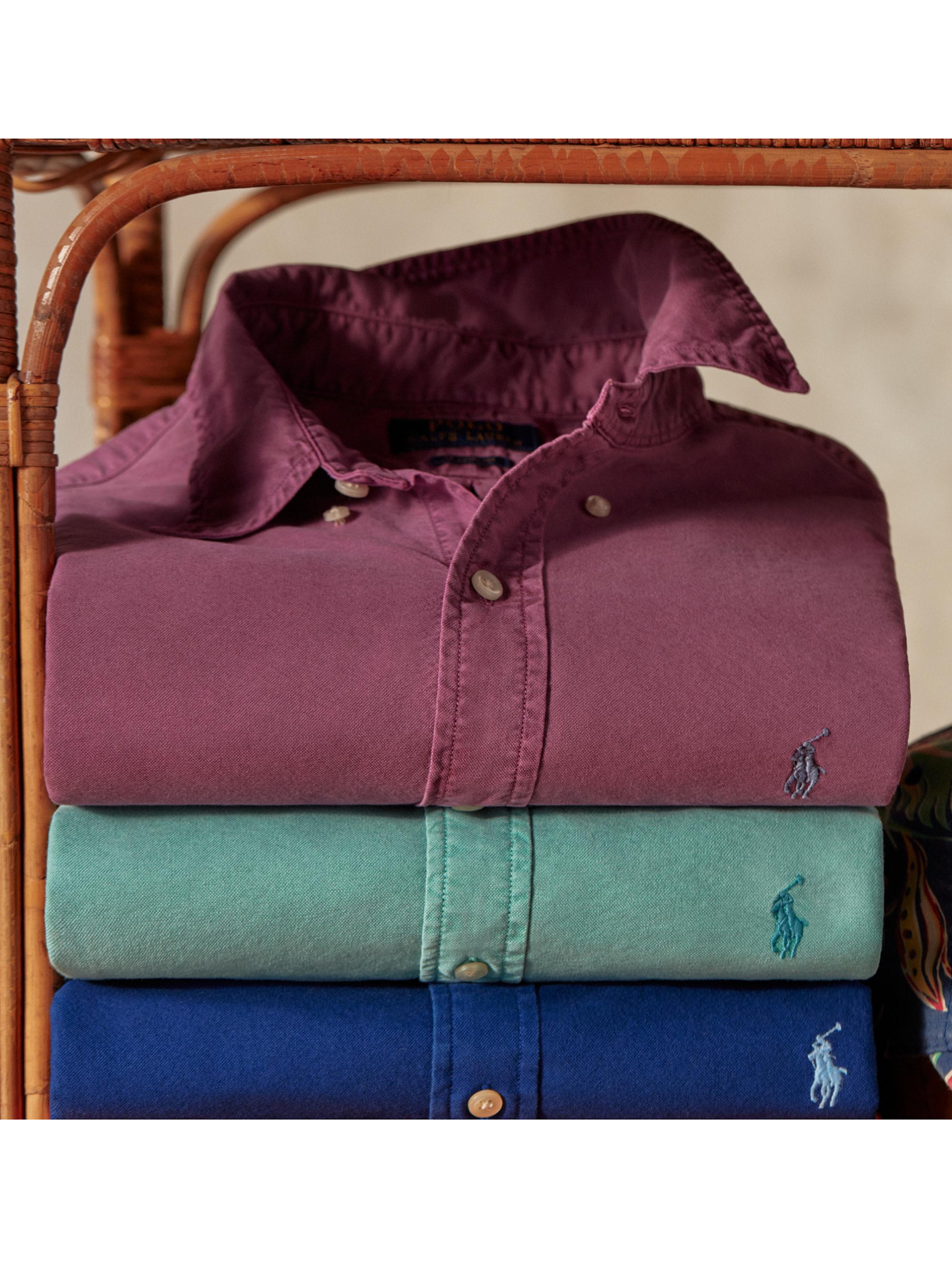 Polo Ralph Lauren Classic-Fit Garment-Dyed Oxford Shirt | Saks