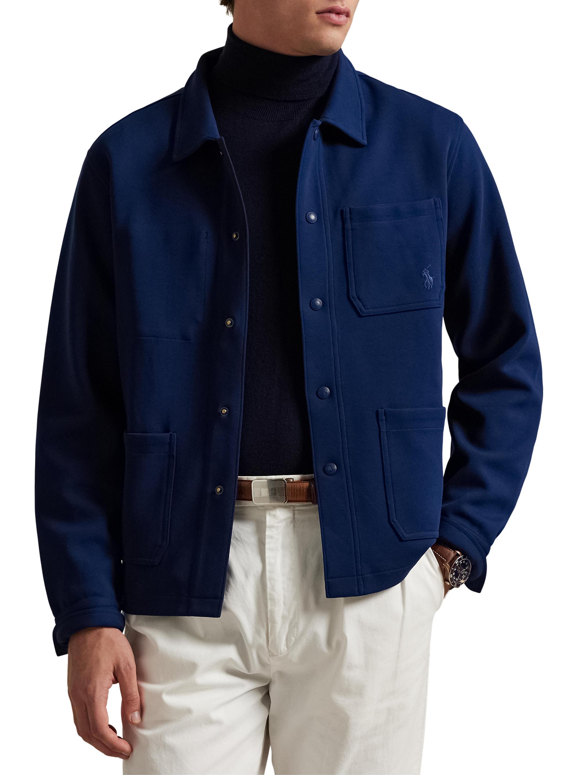 Polo Ralph Lauren Double-Knit Overshirt | Saks Fifth Avenue