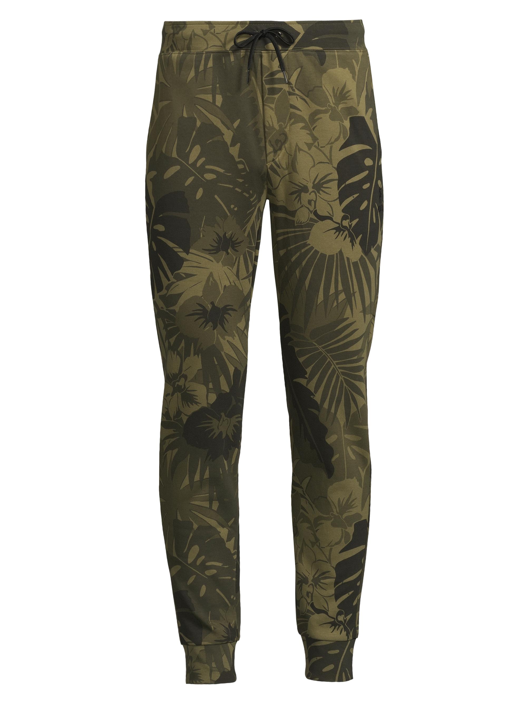 Polo Ralph Lauren Men's Palm-Camo Double-Knit Jogger Pants - Palm Cove Camo