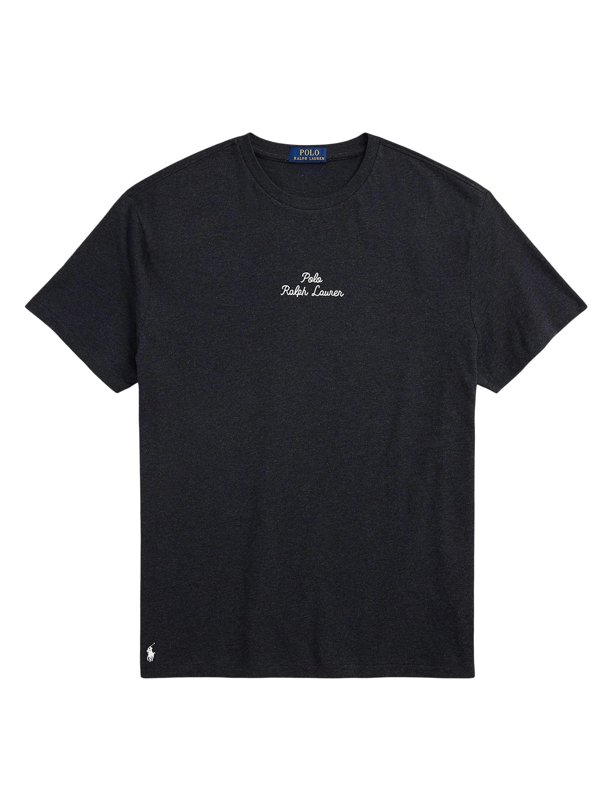 Polo Ralph Lauren Men's Classic-Fit Logo Jersey T-Shirt - Black Marl Heather