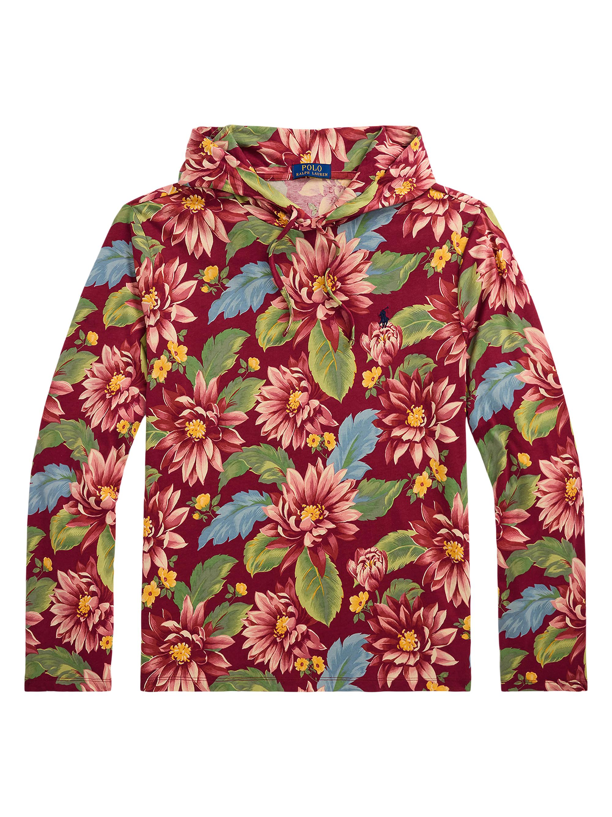 Polo Ralph Lauren Men's Floral Jersey Hooded T-Shirt - Sunset Patio Floral