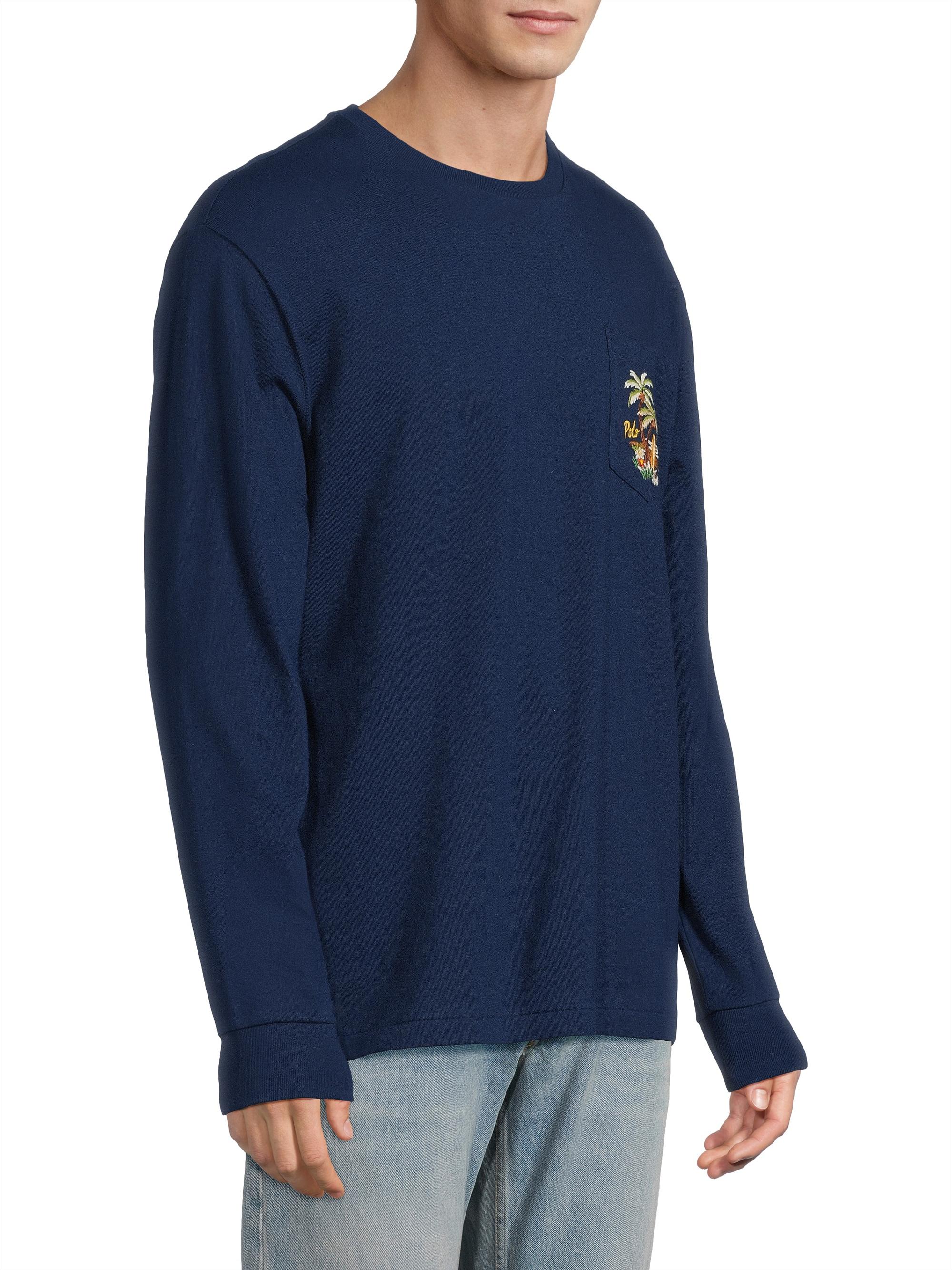 Tシャツ・カットソー RALPH LAUREN Classic Fit Embroidered Jersey T-Shirt Polo Ralph Lauren Classic-Fit Embroidered Jersey T-Shirt