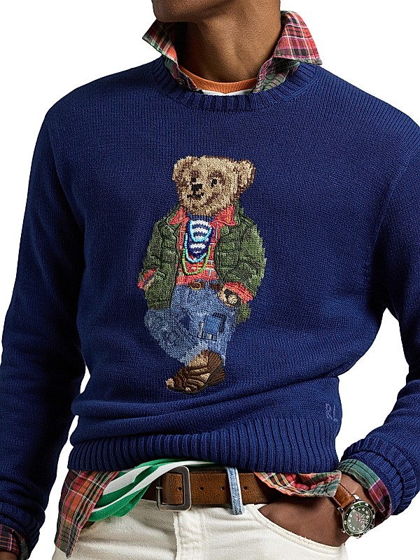 Shop Polo Ralph Lauren Polo Bear Cotton Sweater | Saks Fifth Shop Polo Ralph Lauren Polo Bear Cotton Sweater | Saks Fifth