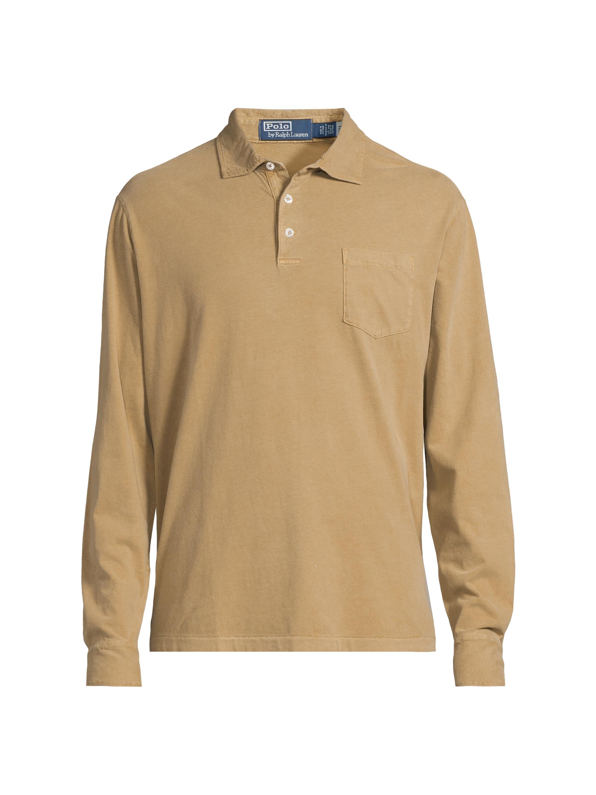 Polo Ralph Lauren Classic-Fit Sueded Jersey Polo Shirt | Saks