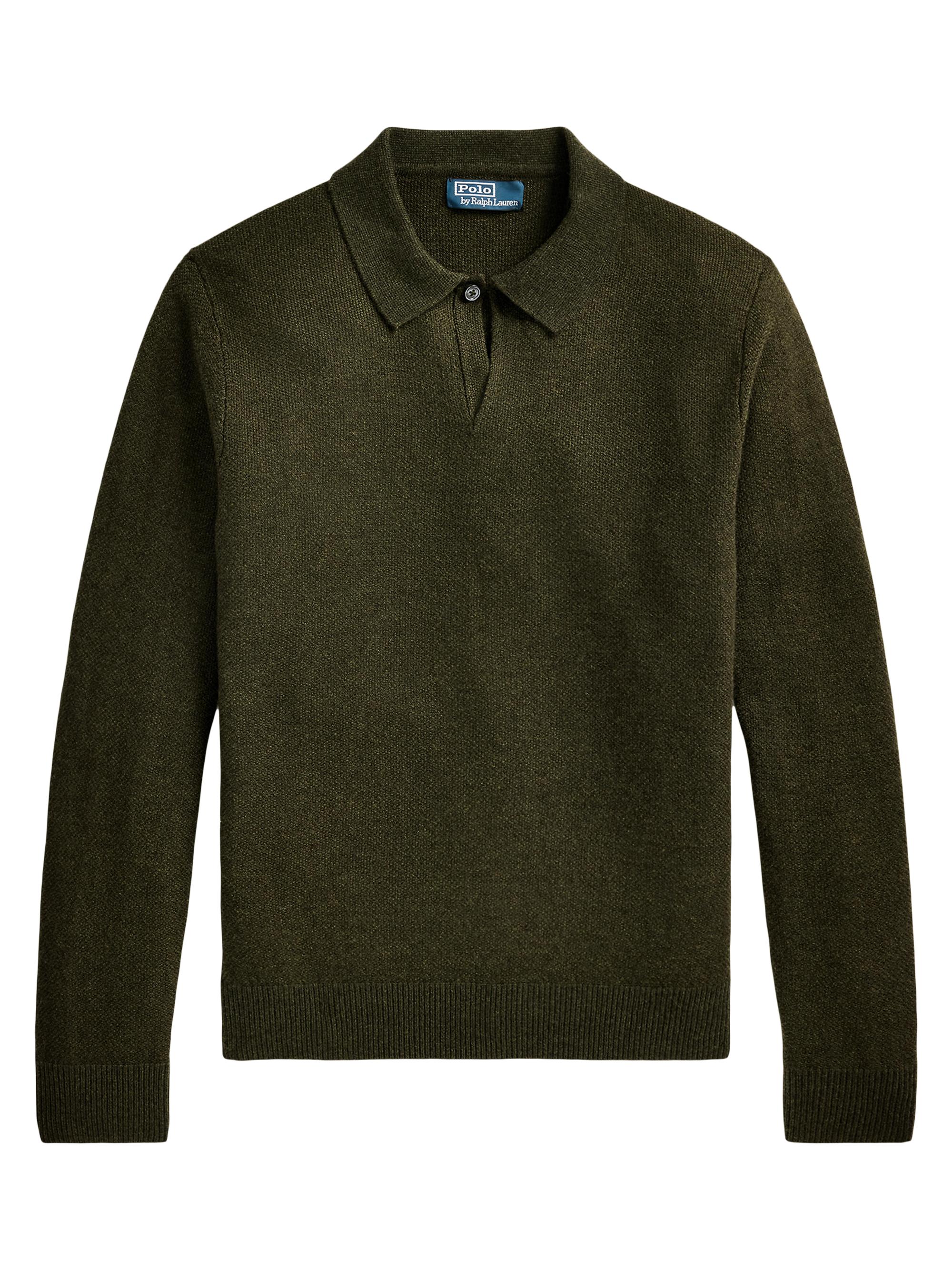 Polo Ralph Lauren Linen-Cashmere Polo Sweater | Saks Fifth Avenue