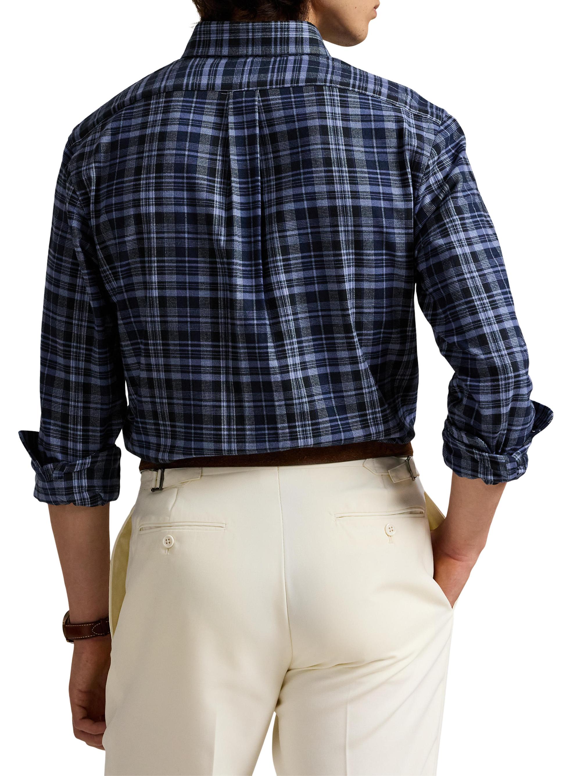 Polo Ralph Lauren Plaid Performance Twill Shirt | Saks Fifth Avenue