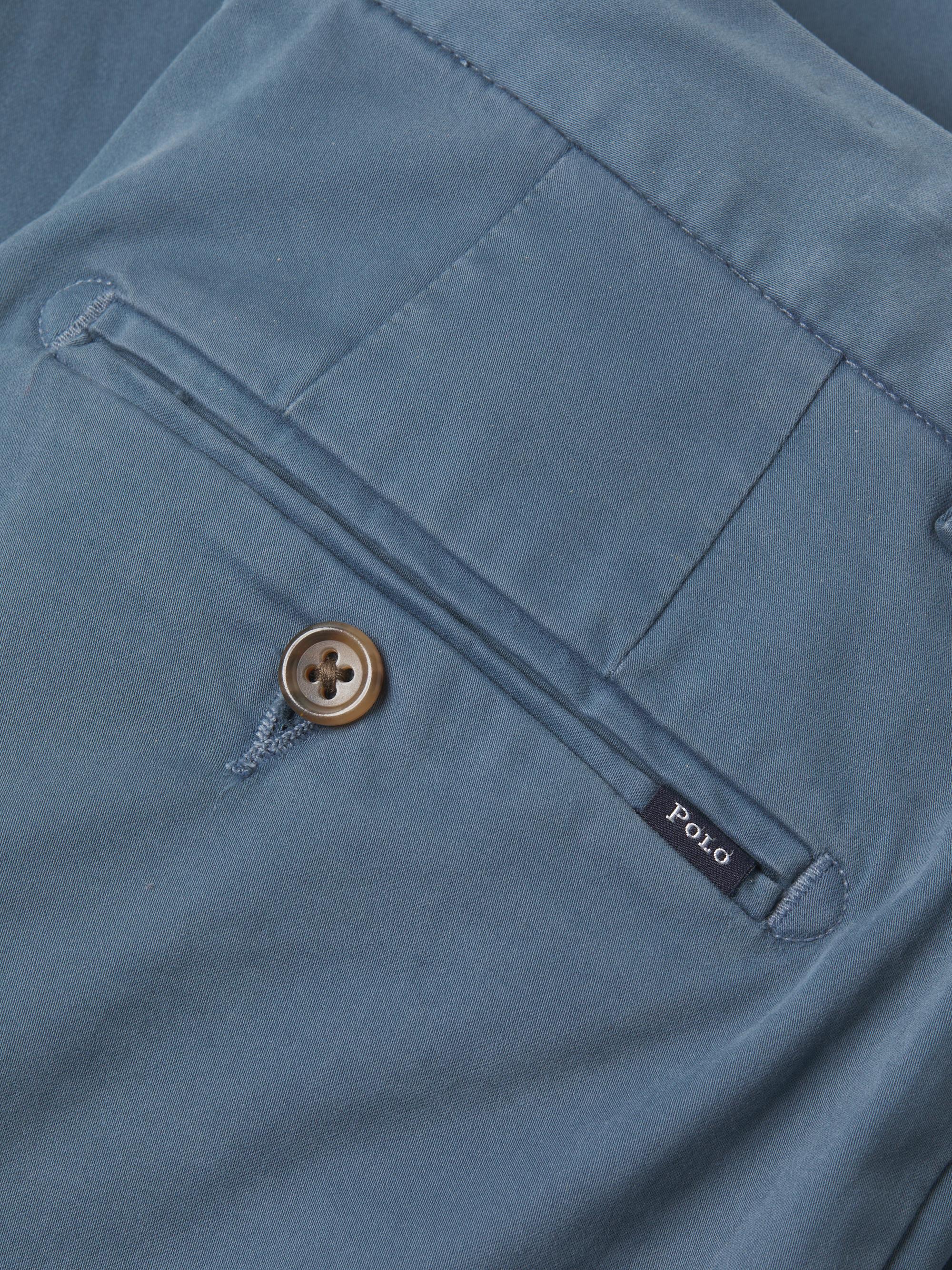 Ralph Lauren Men's Jarrett Stretch Slim Fit Sateen Pant - Size 40 in Blue Corsair