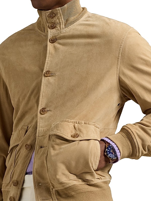 Shop Polo Ralph Lauren Suede Bomber Jacket | Saks Fifth Avenue Shop Polo Ralph Lauren Suede Bomber Jacket | Saks Fifth Avenue