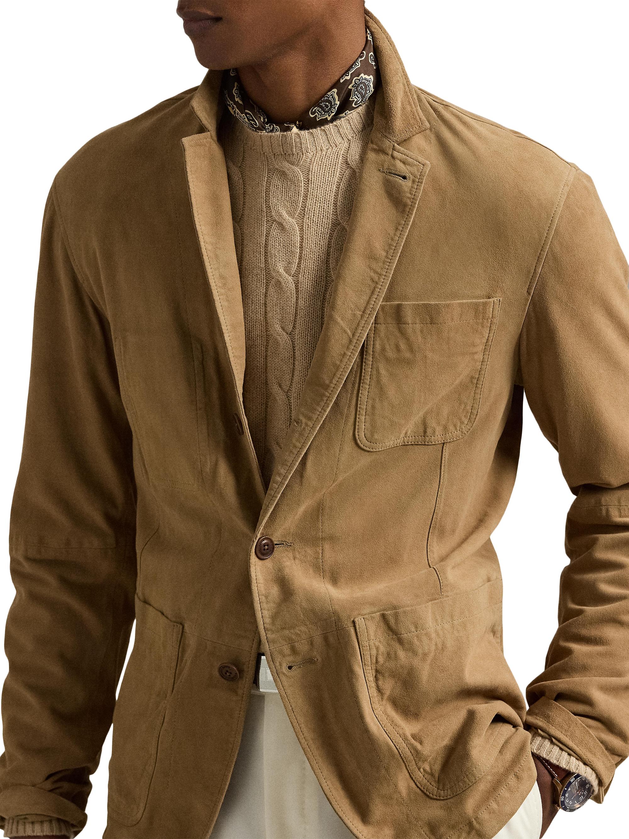 Polo Ralph Lauren Suede Pocket Jacket | Saks Fifth Avenue