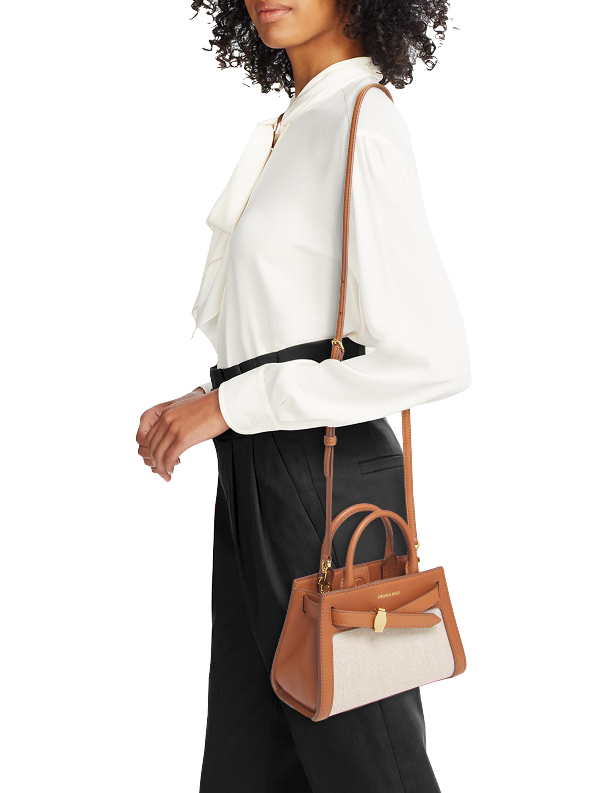 バッグ Leather Trimmed Canvas Mini Handbag CULLNI ONLINE STORE / Leather Trimmed Canvas Mini Handbag