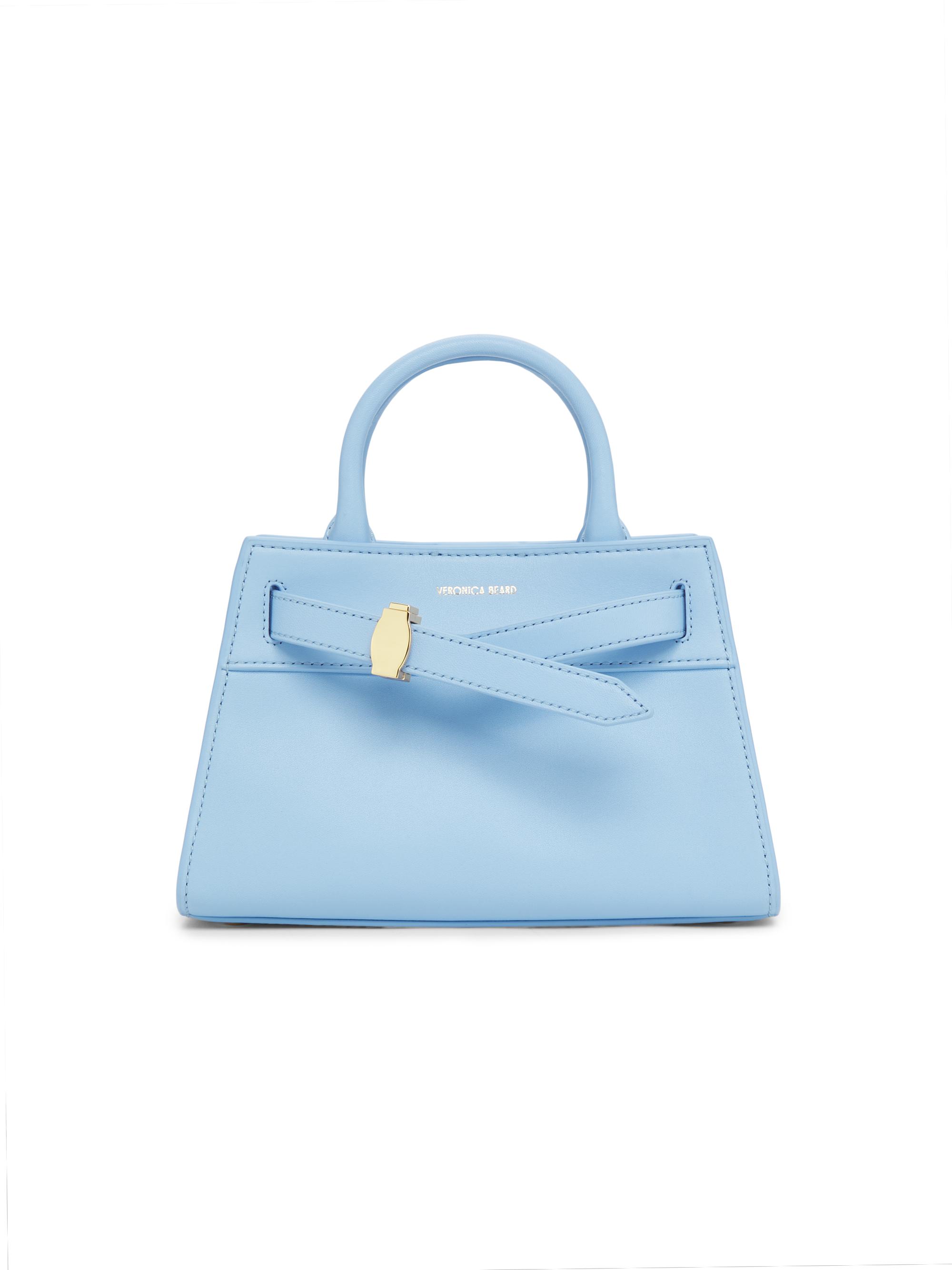 Veronica Beard Women's Mini Dash Leather Top Handle Bag - Black