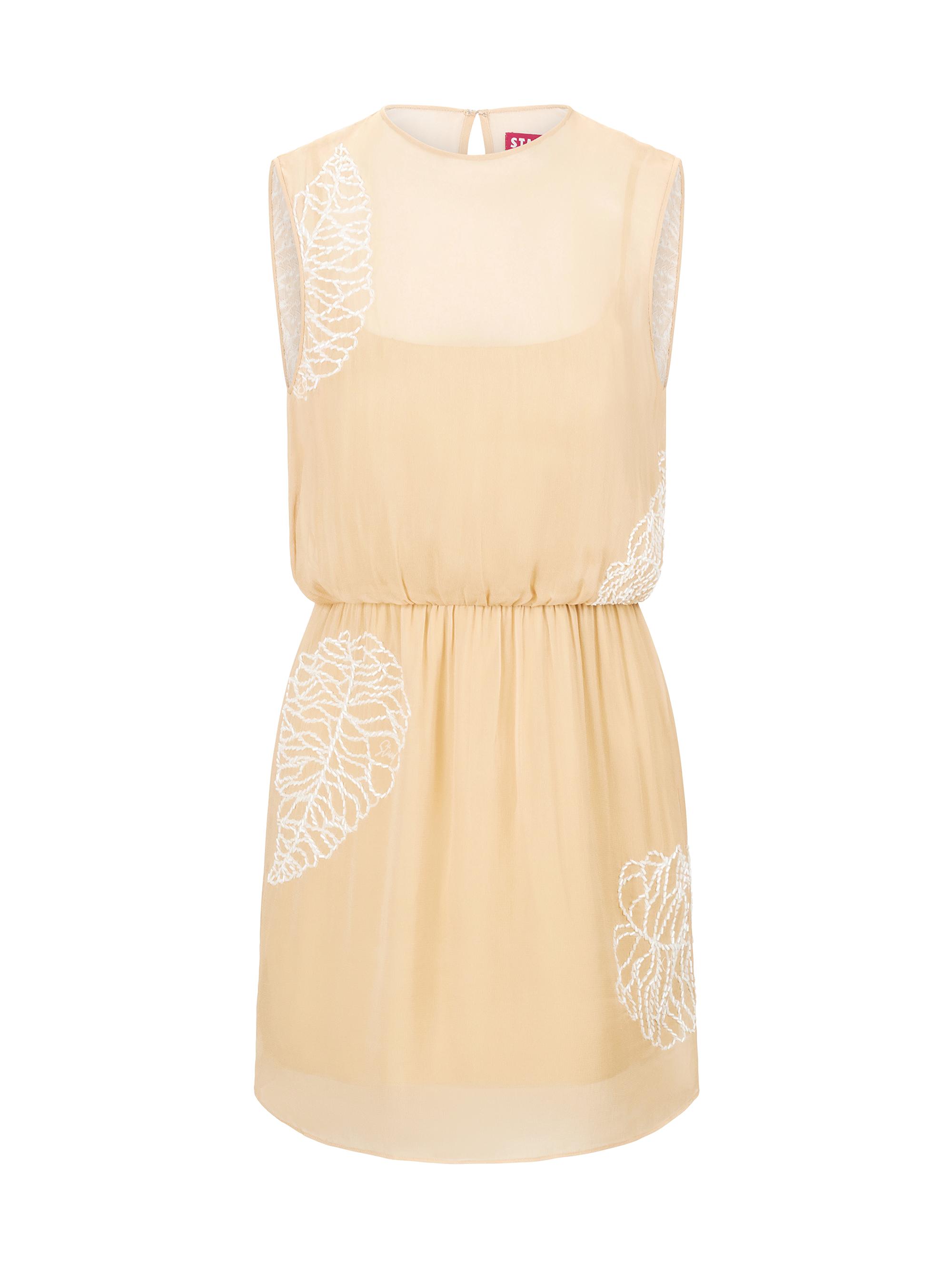 white embroidered dress long White Embroidered Maxi Dress - All Dresses main image 1