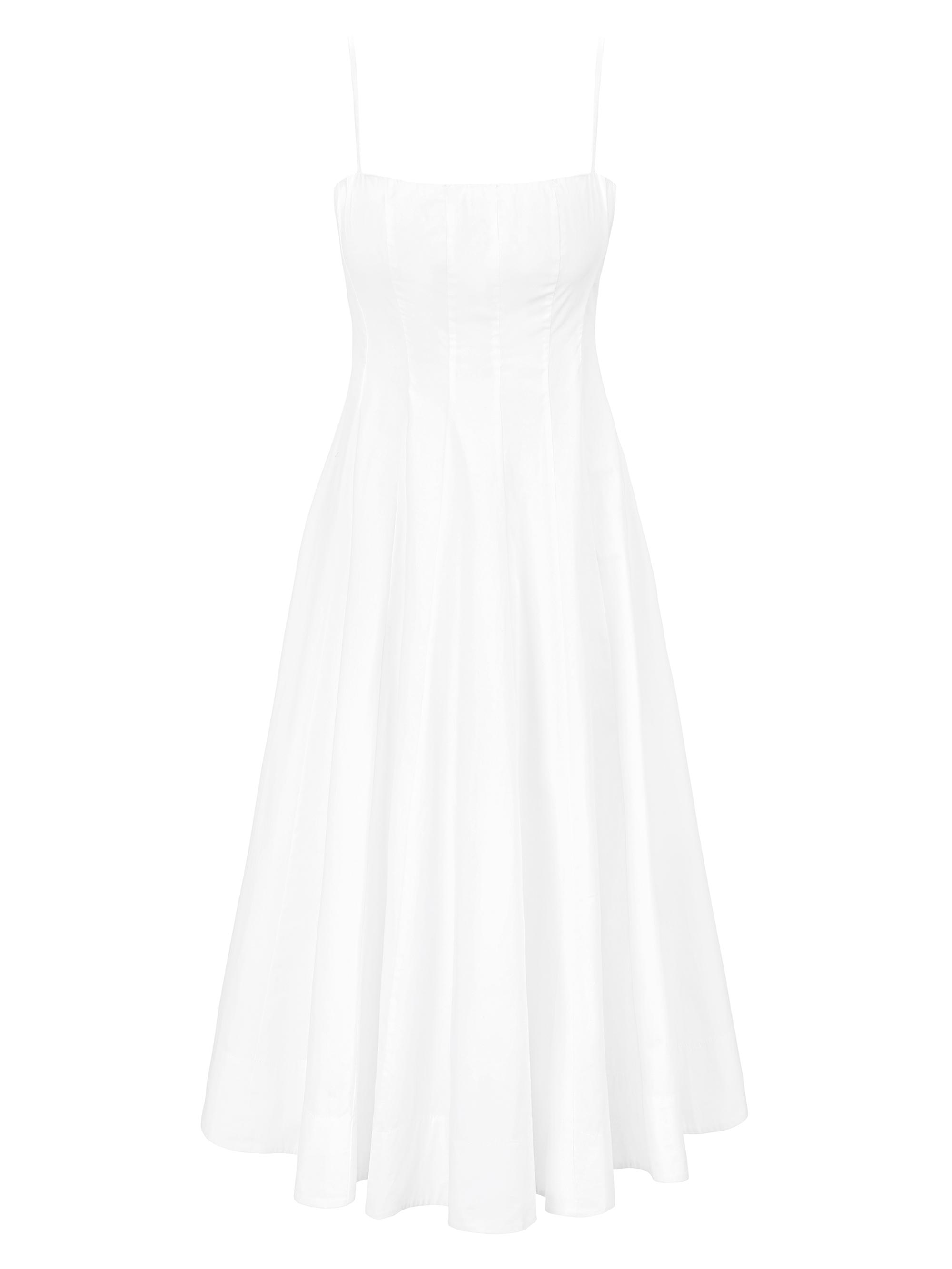 Wylie Stretch-Cotton Midi-Dress