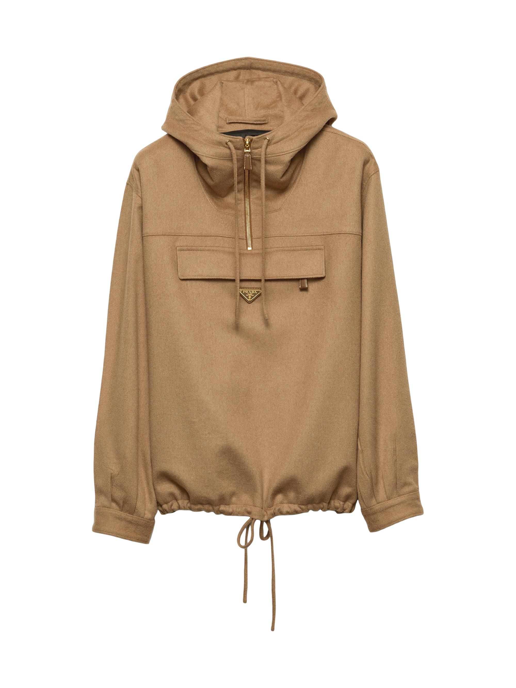 Prada Women's Camel-Hair Anorak - Brown
