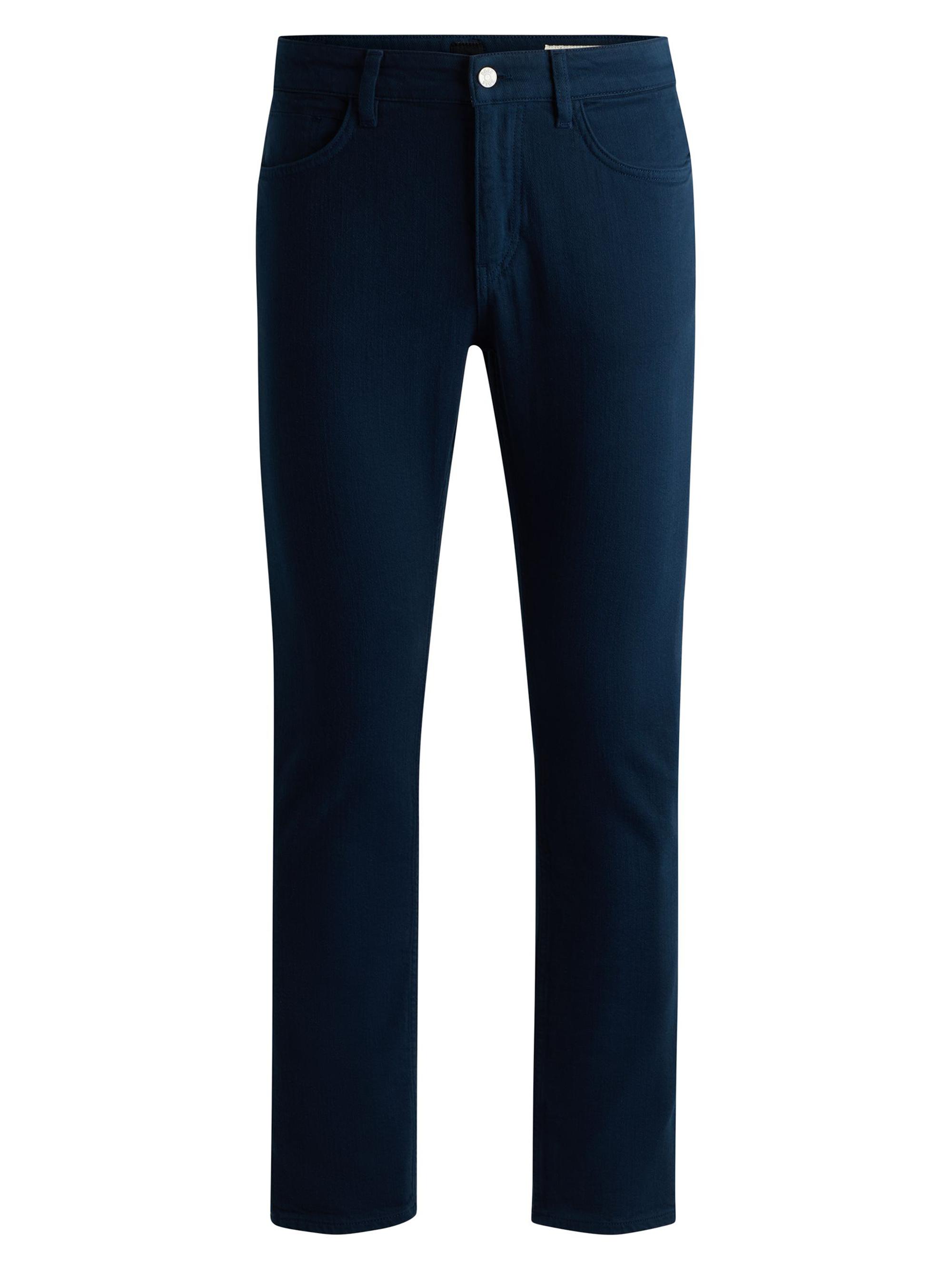 BOSS Men's Slim-Fit Jeans in Mechanical-Stretch Denim - Blue