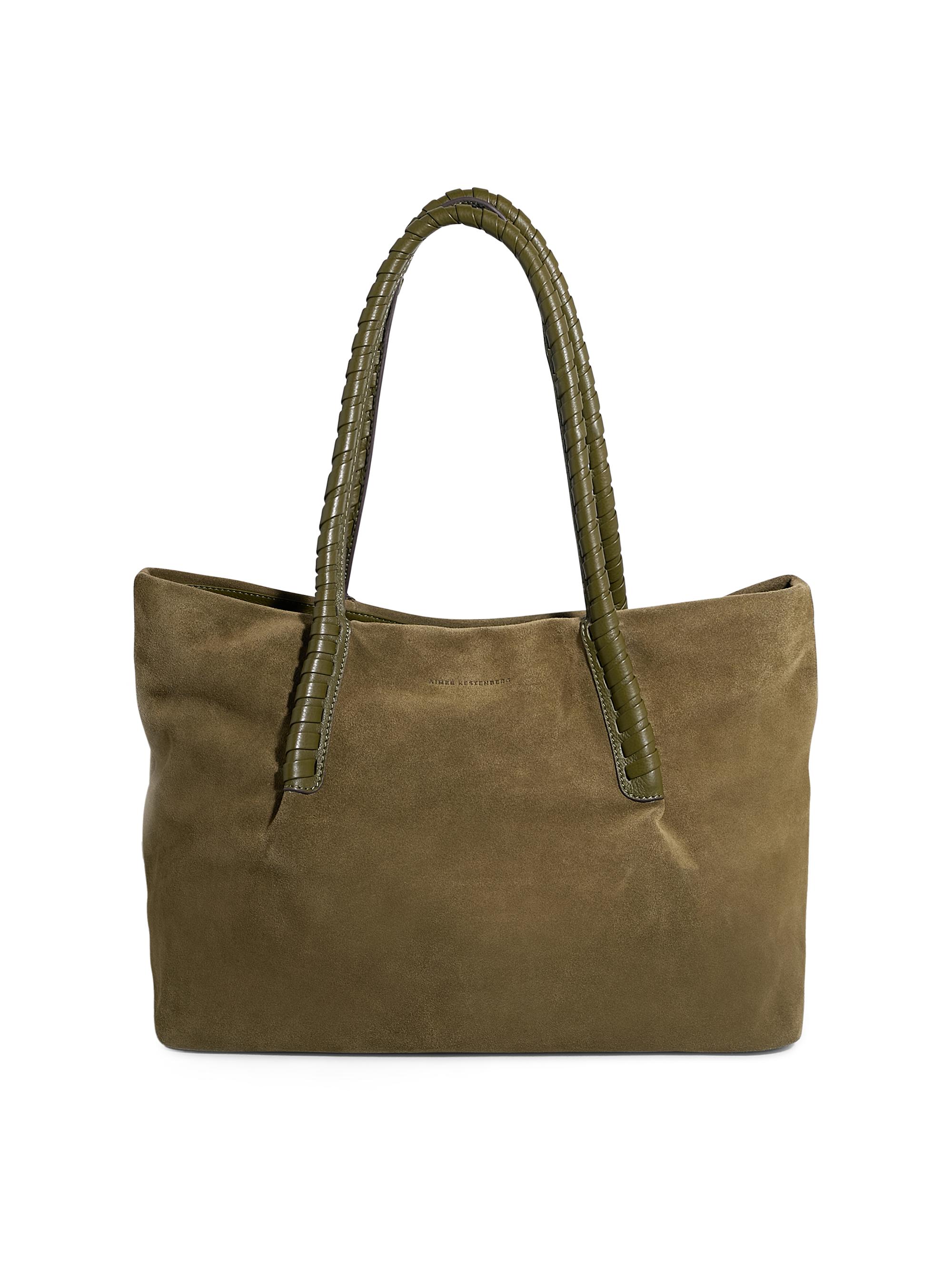 Aimee Kestenberg Women's Embrace Suede Tote Bag - Kelp