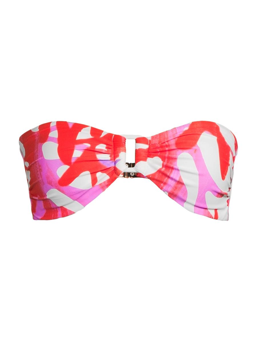 Milly Women's Italian Under The Sea Bikini Top In Multi