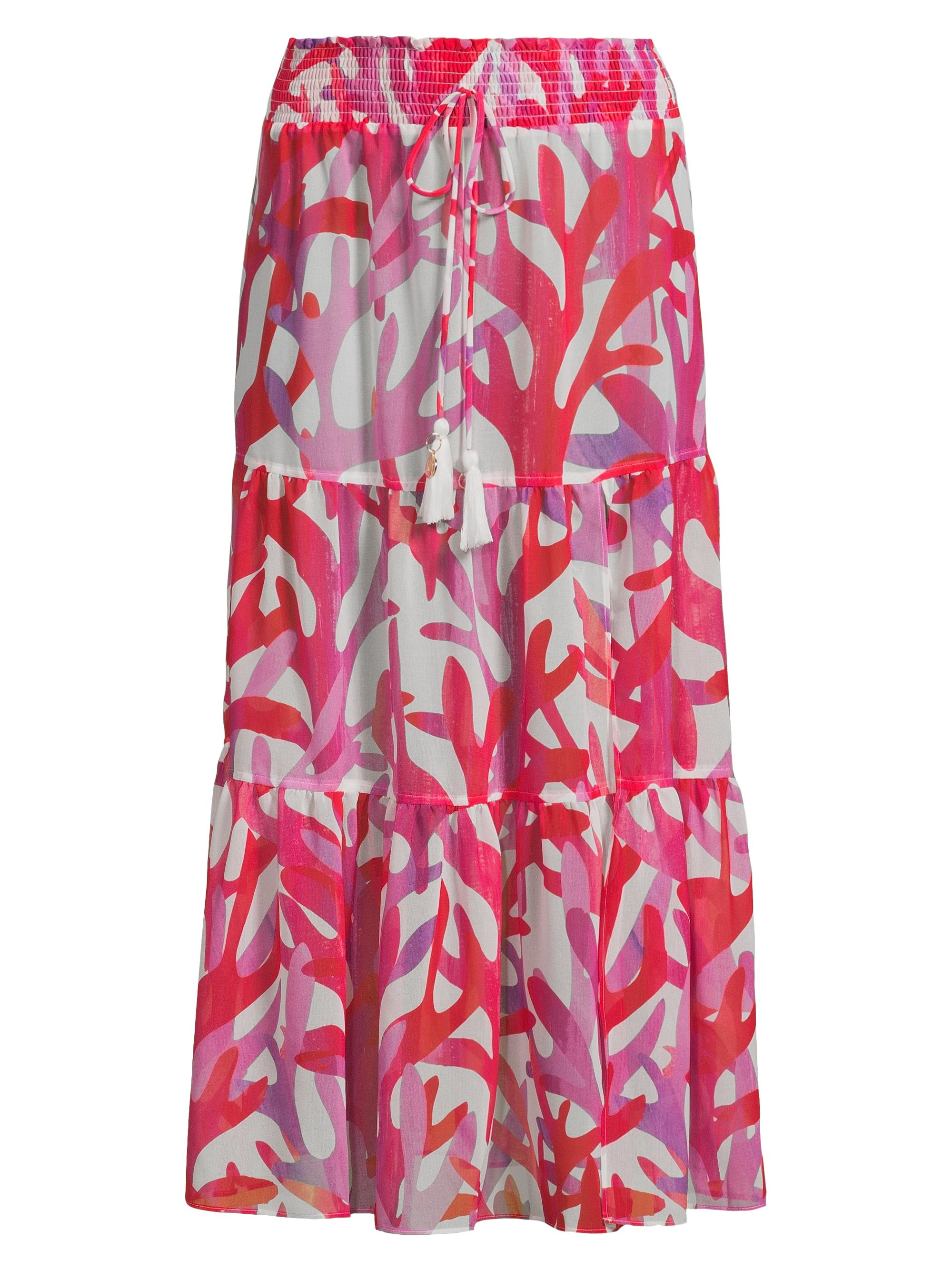 Milly Women's Jem Under The Sea Cover-Up Skirt - Pink Multi